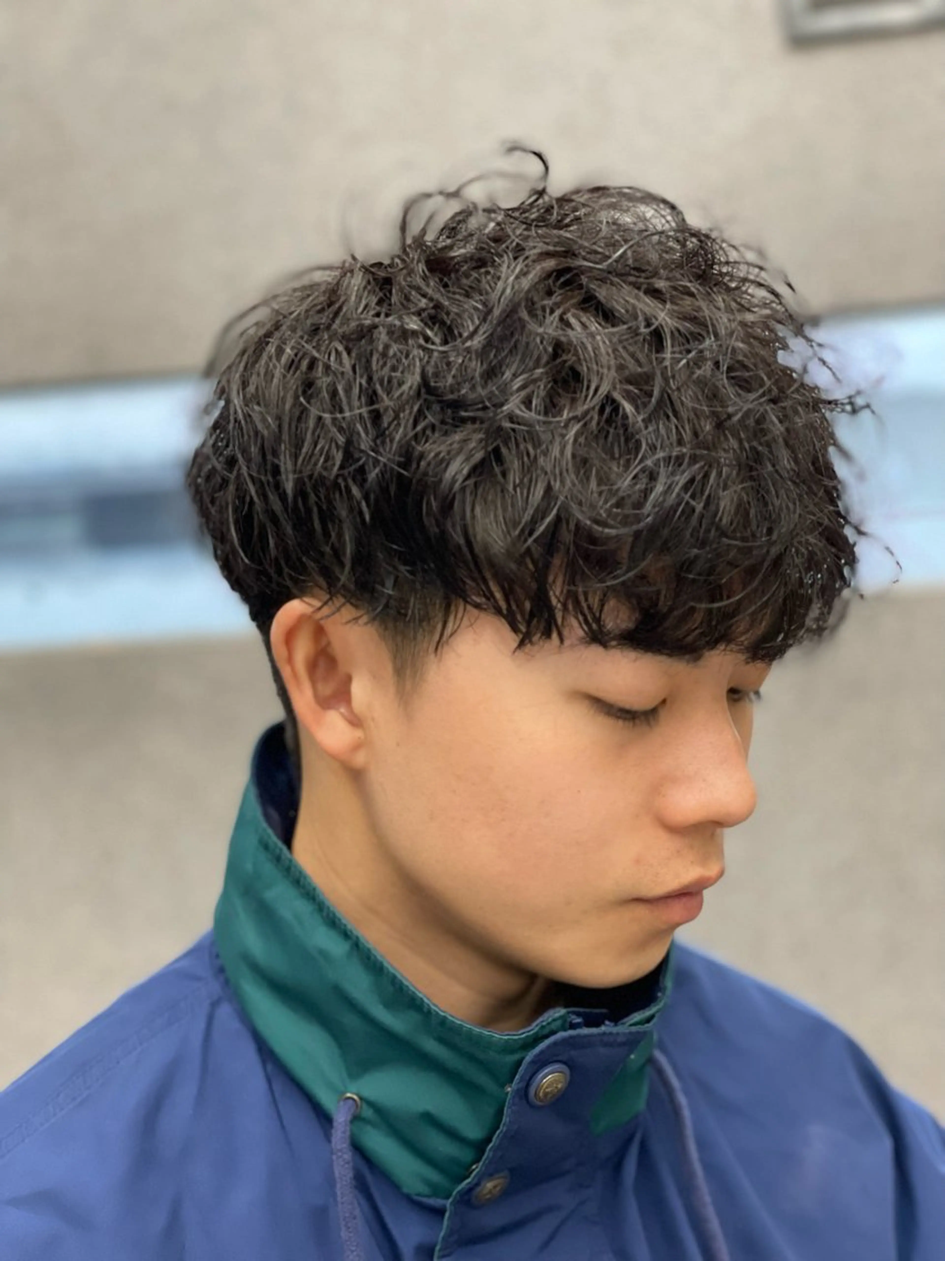 メンズ マッシュ 浜辺 快斗のヘアスタイル