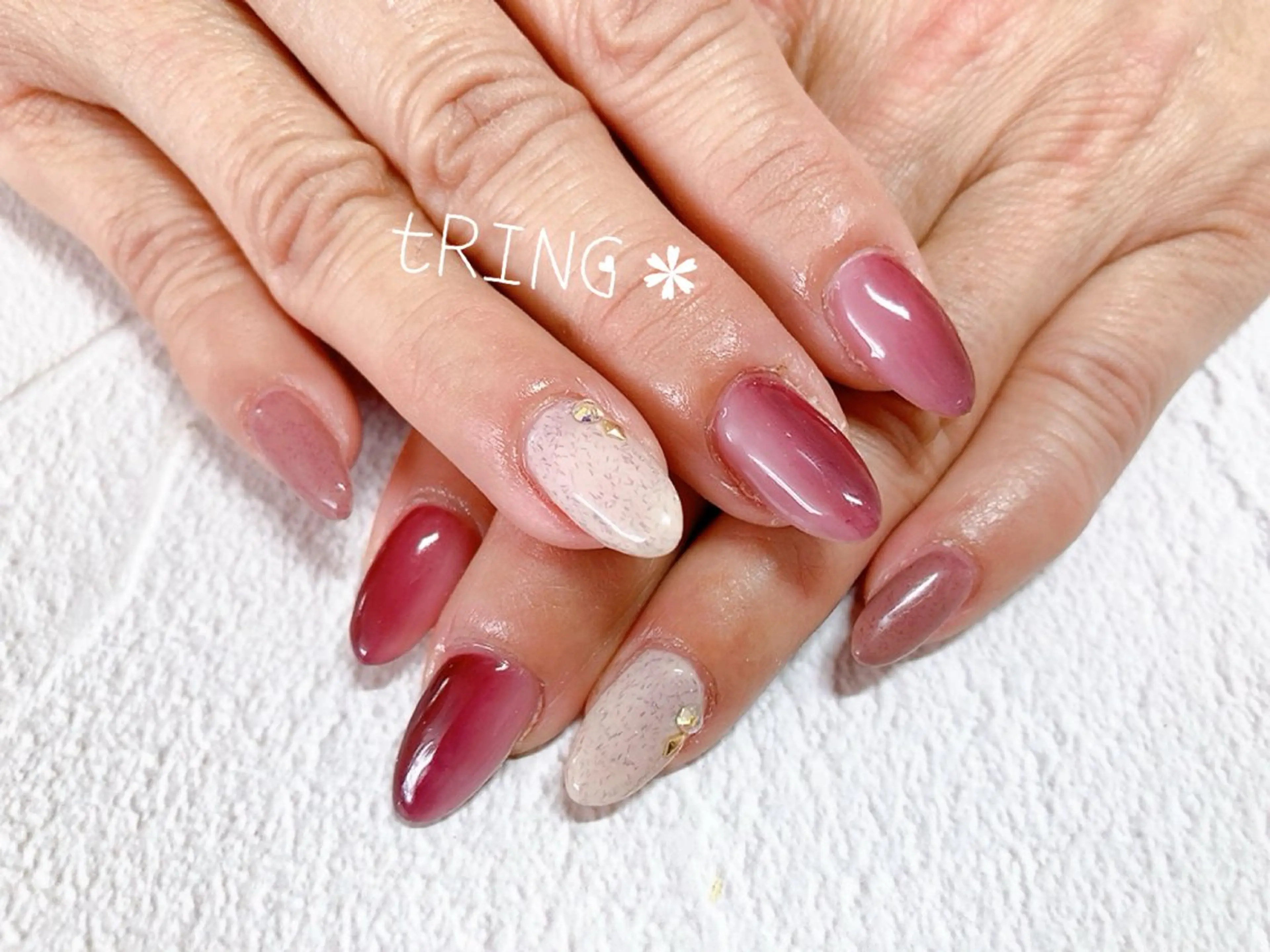 ネイル ハンドネイル tRING* しいの木台のネイルデザイン