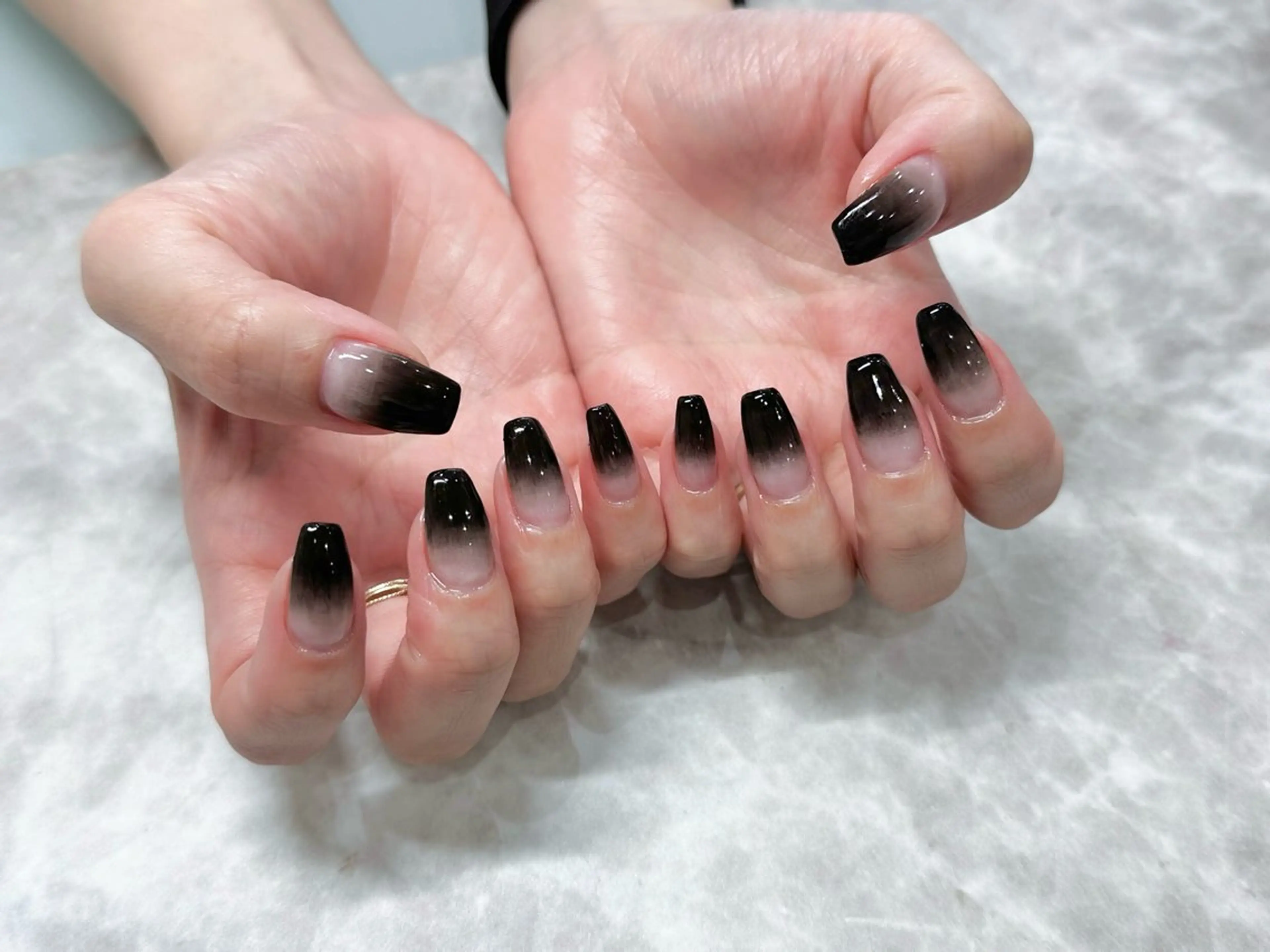 ネイル グラデーション 冨山 きくののネイルデザイン