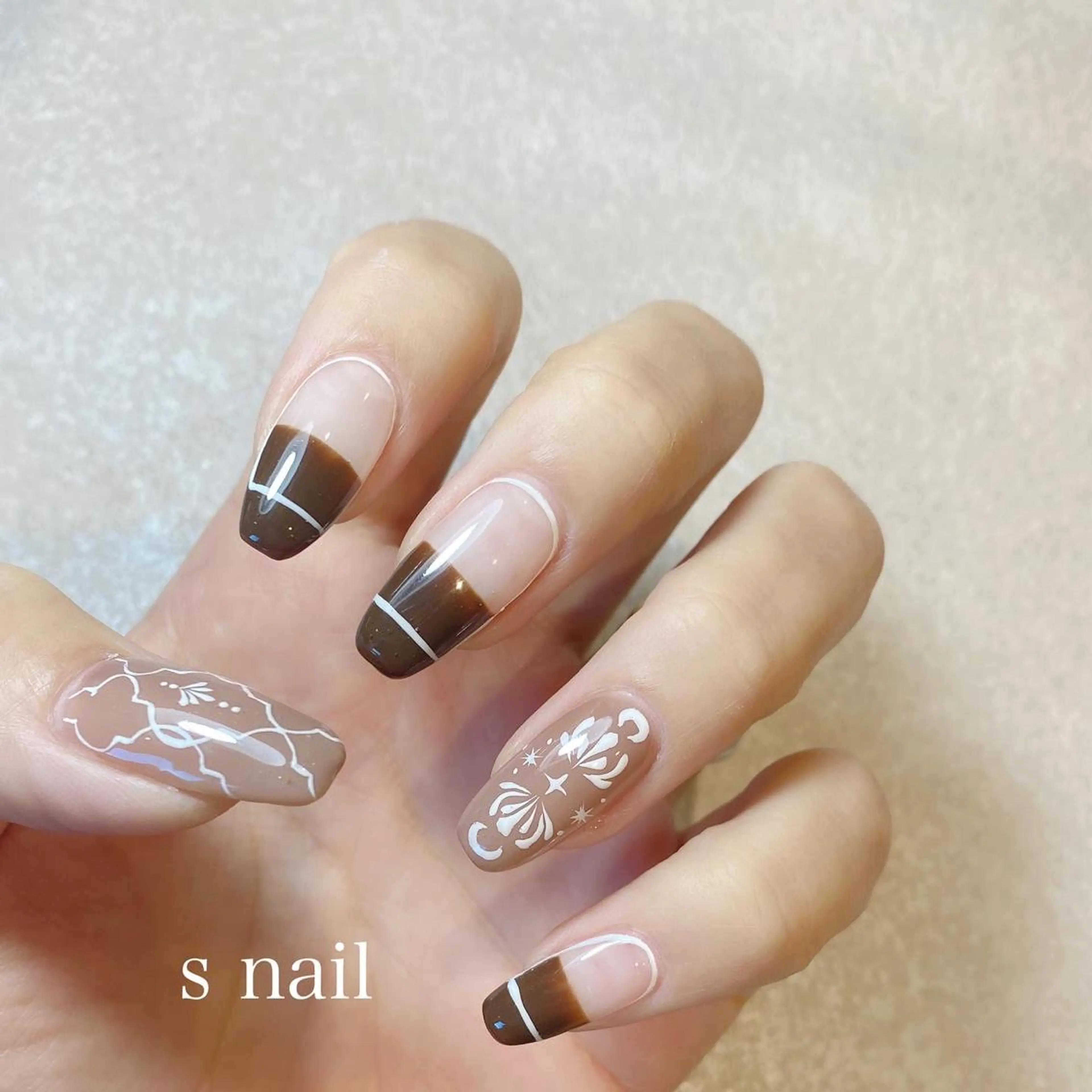 ネイル ハンドネイル s nail さとよしみゆきのネイルデザイン