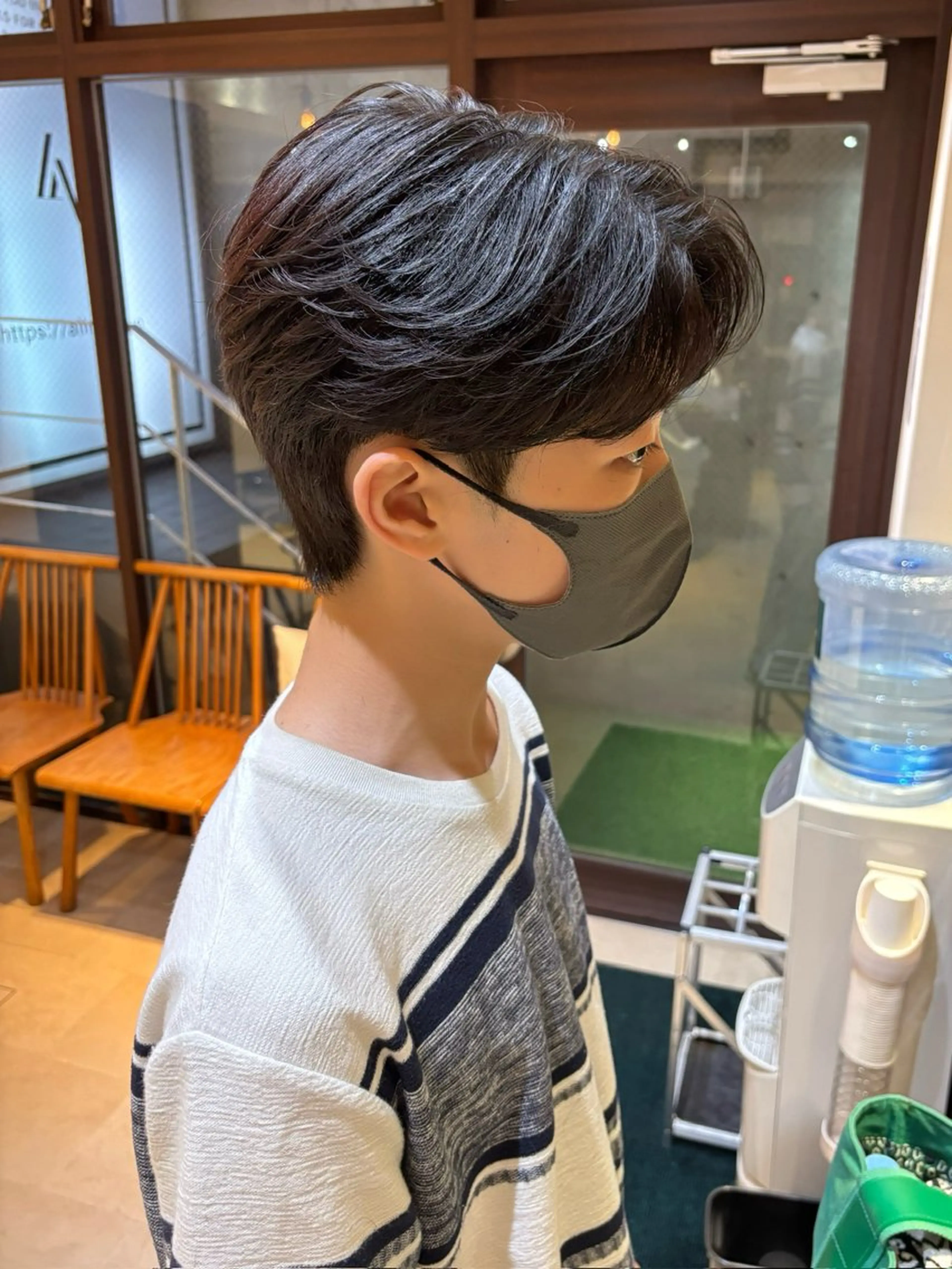 ショート メンズ カット カルマパーマ韓国ヘア shiryuのヘアスタイル