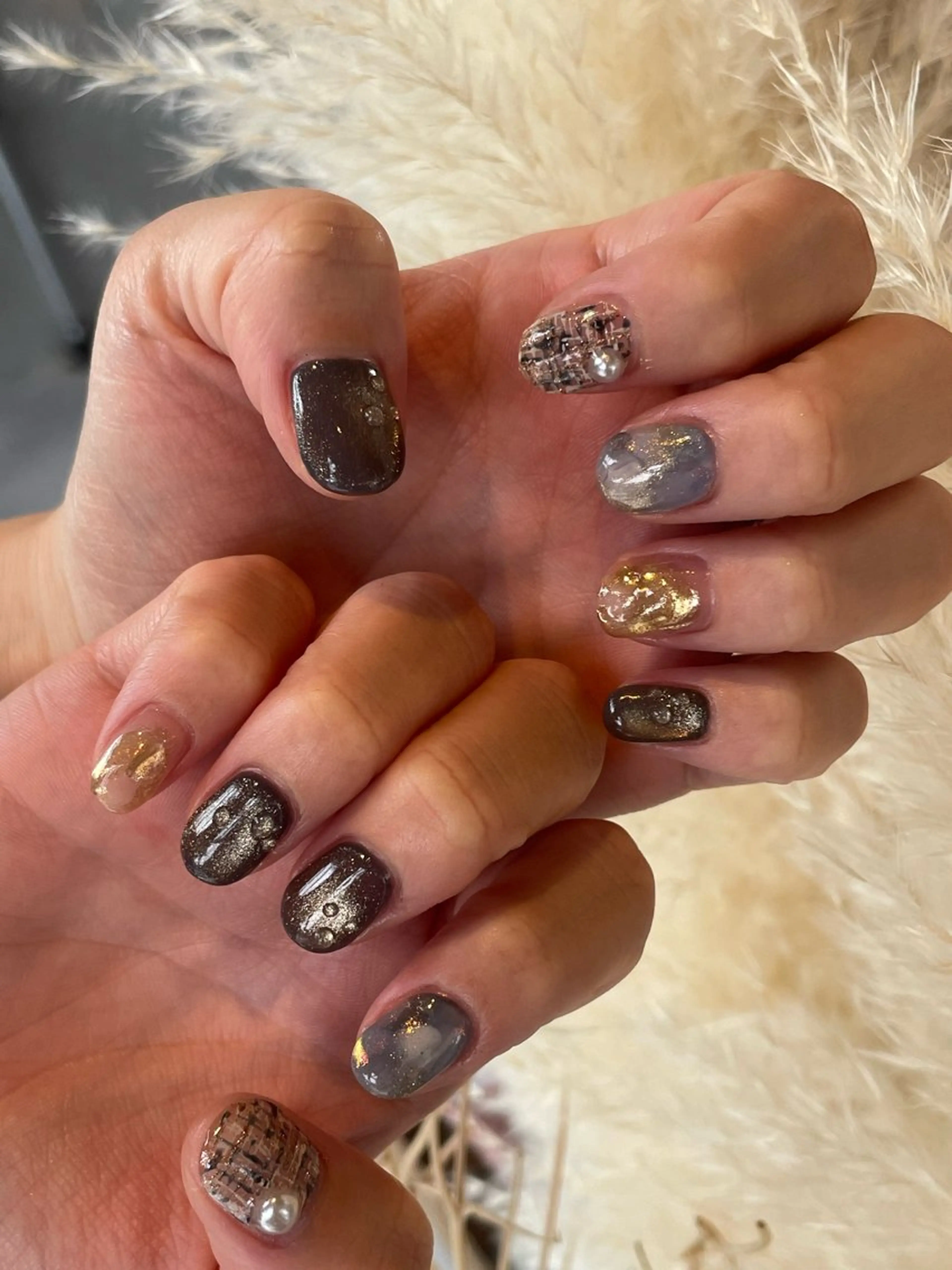 ネイル 甲府市徳行 🧸prunelleのネイルデザイン