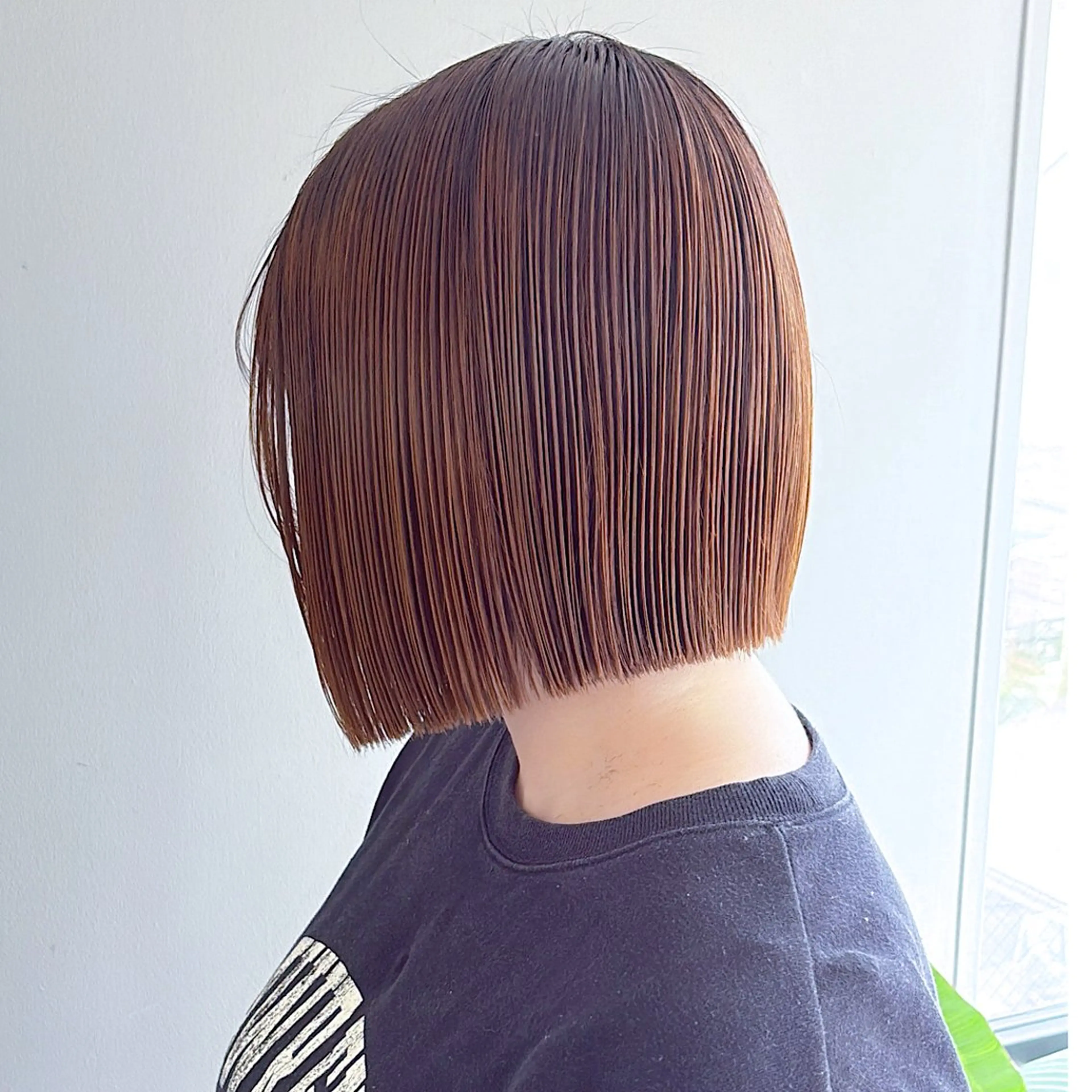 ショート カラー カット 縮毛矯正 心斎橋韓国ボブ 好原良真のヘアスタイル