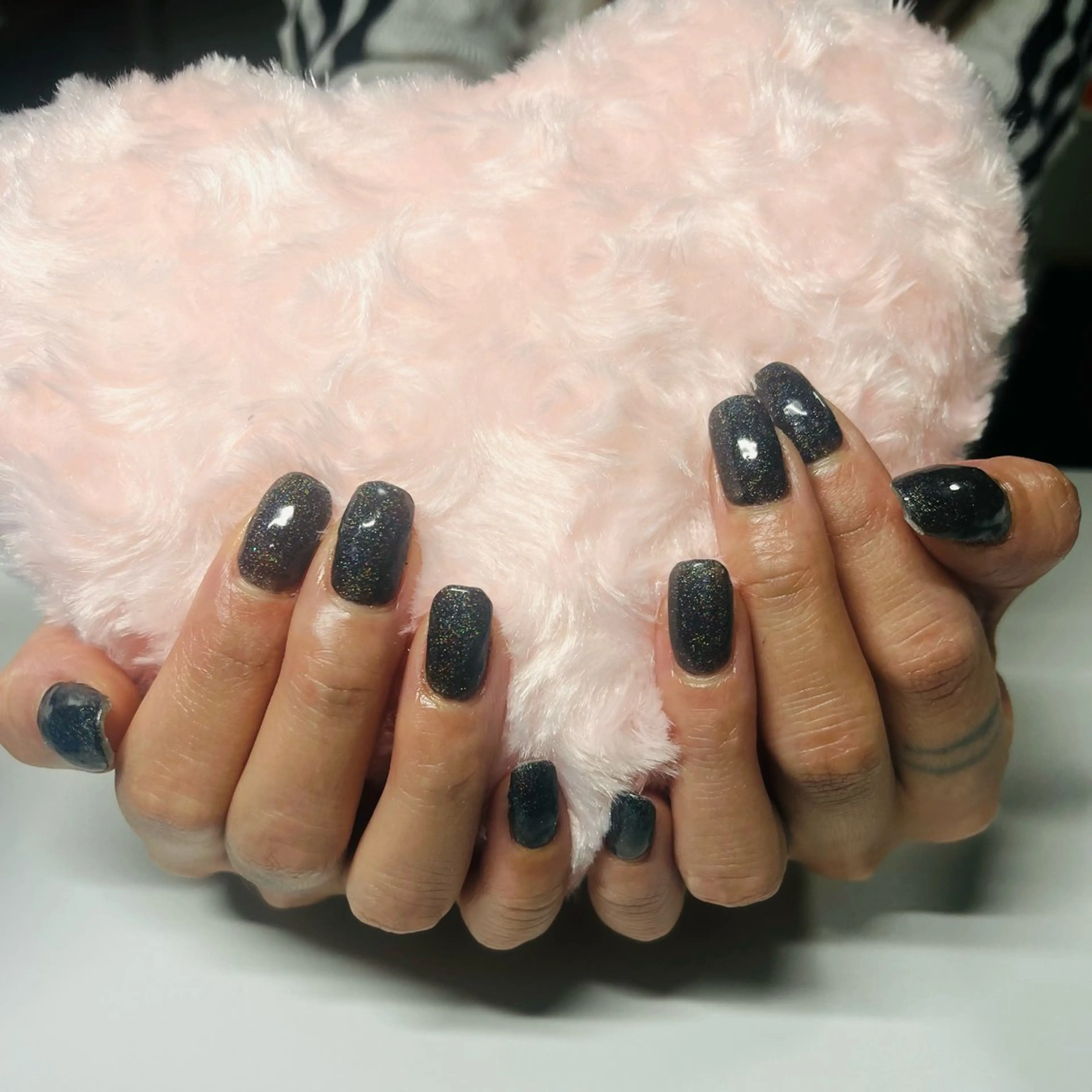 お好きな色+オーロラ載せ💖(ビーズ、シール付け放題)の写真