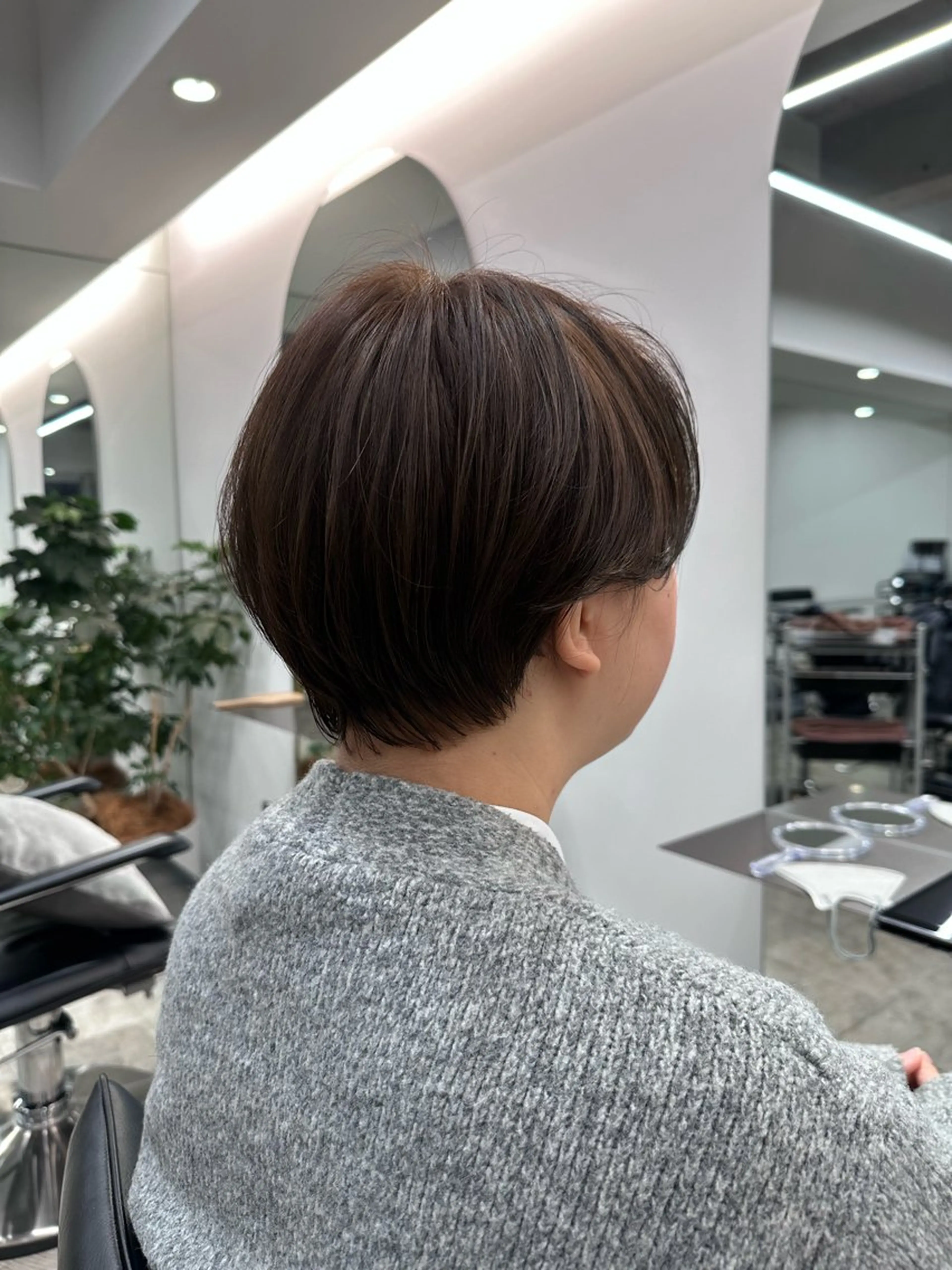 ショート カット ヘアカラー トリートメント あいこ/ハンサムショ ート無料/銀座🌷のヘアスタイル