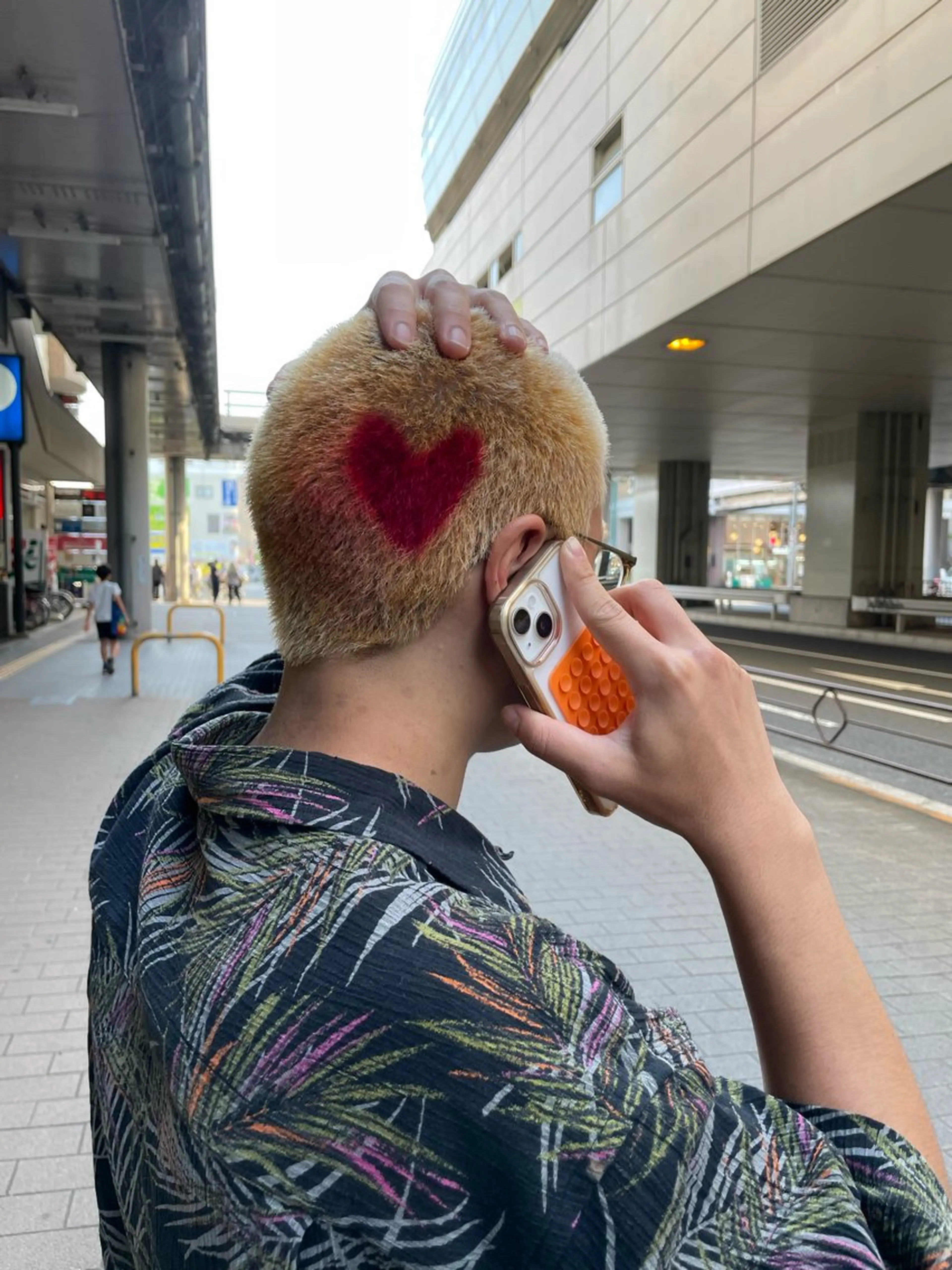 ショート カラー メンズ メンズブリーチ ブリーチ 🍑 MOMO🍑のヘアスタイル