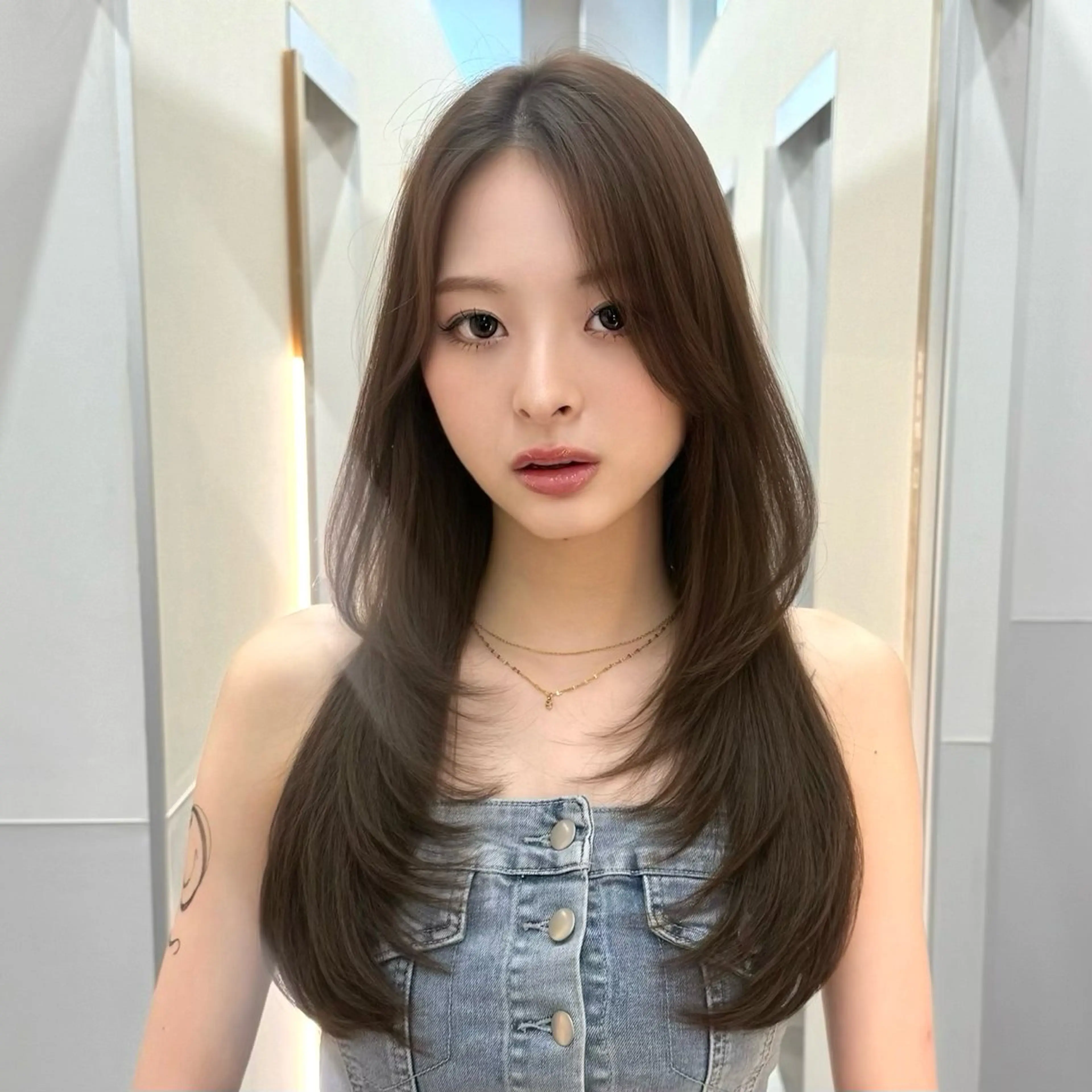 ロング カット ヘアカラー トリートメント ️🫧レイヤーカット 銀座/れいか️️🫧のヘアスタイル
