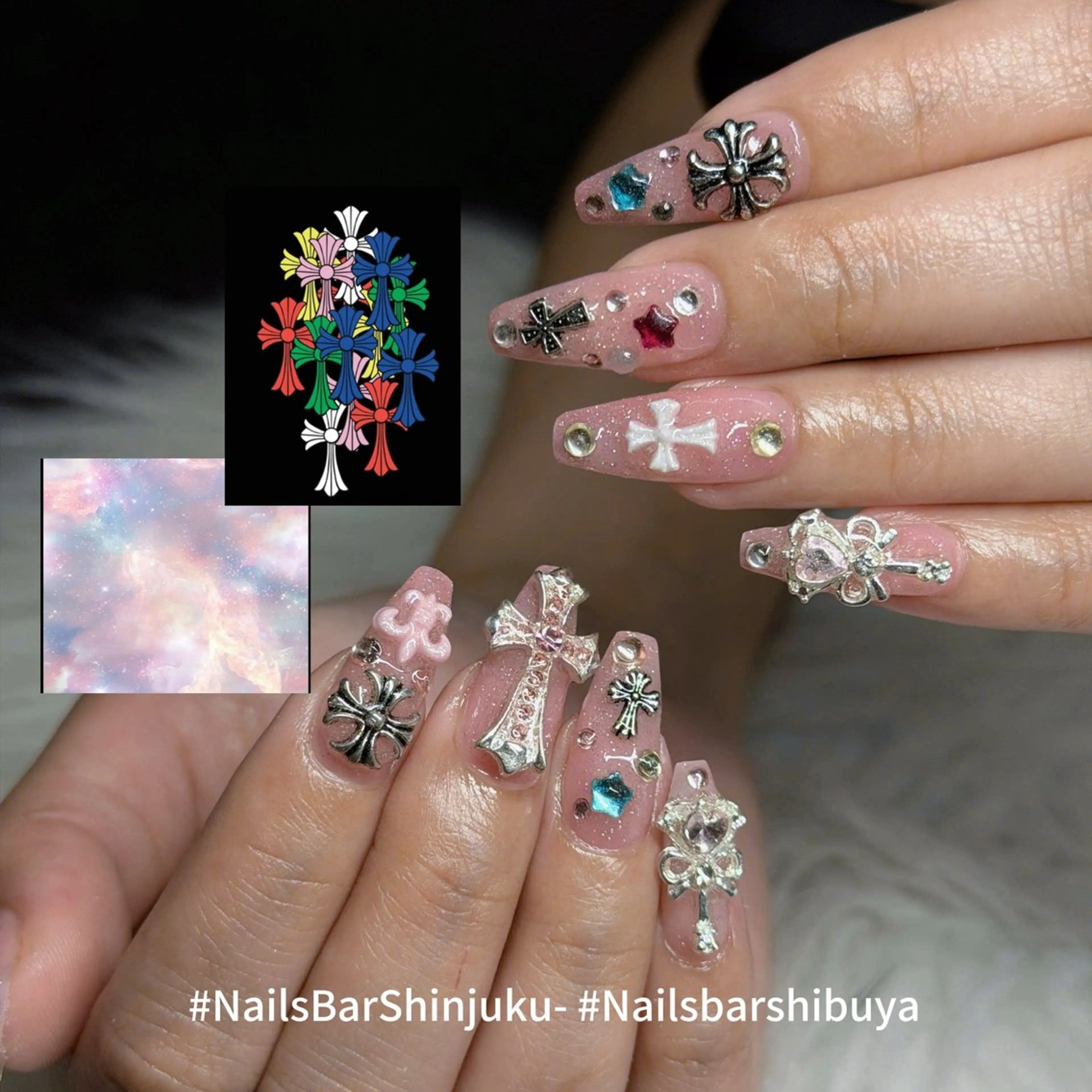 ネイル 長さ出し フレンチネイル ジェルネイル 韓国ネイル ロングネイル NAILS BAR SHINJUKUのネイルデザイン