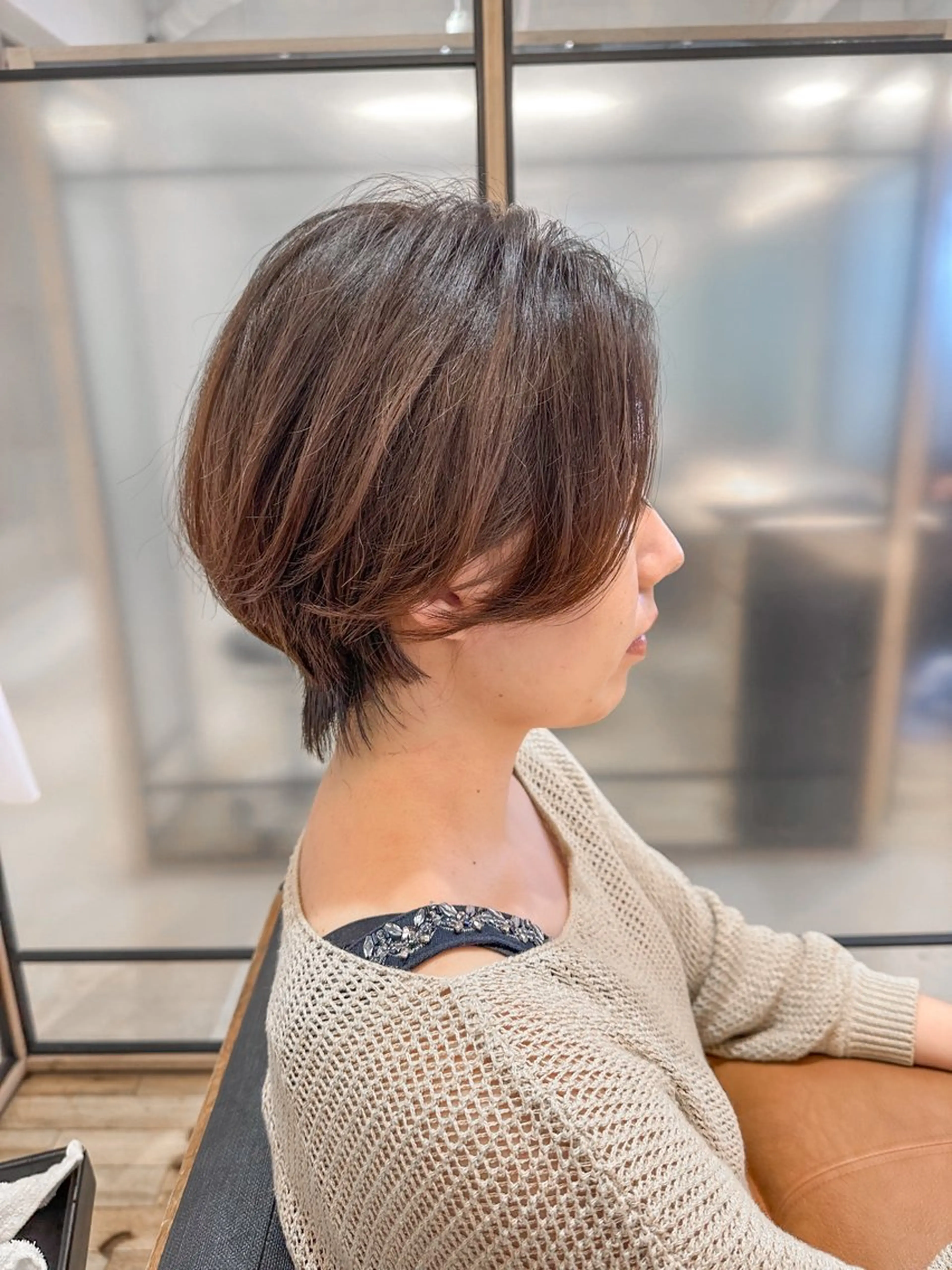 ショート シノハラ ガクト ショート/白髪ぼかしのヘアスタイル