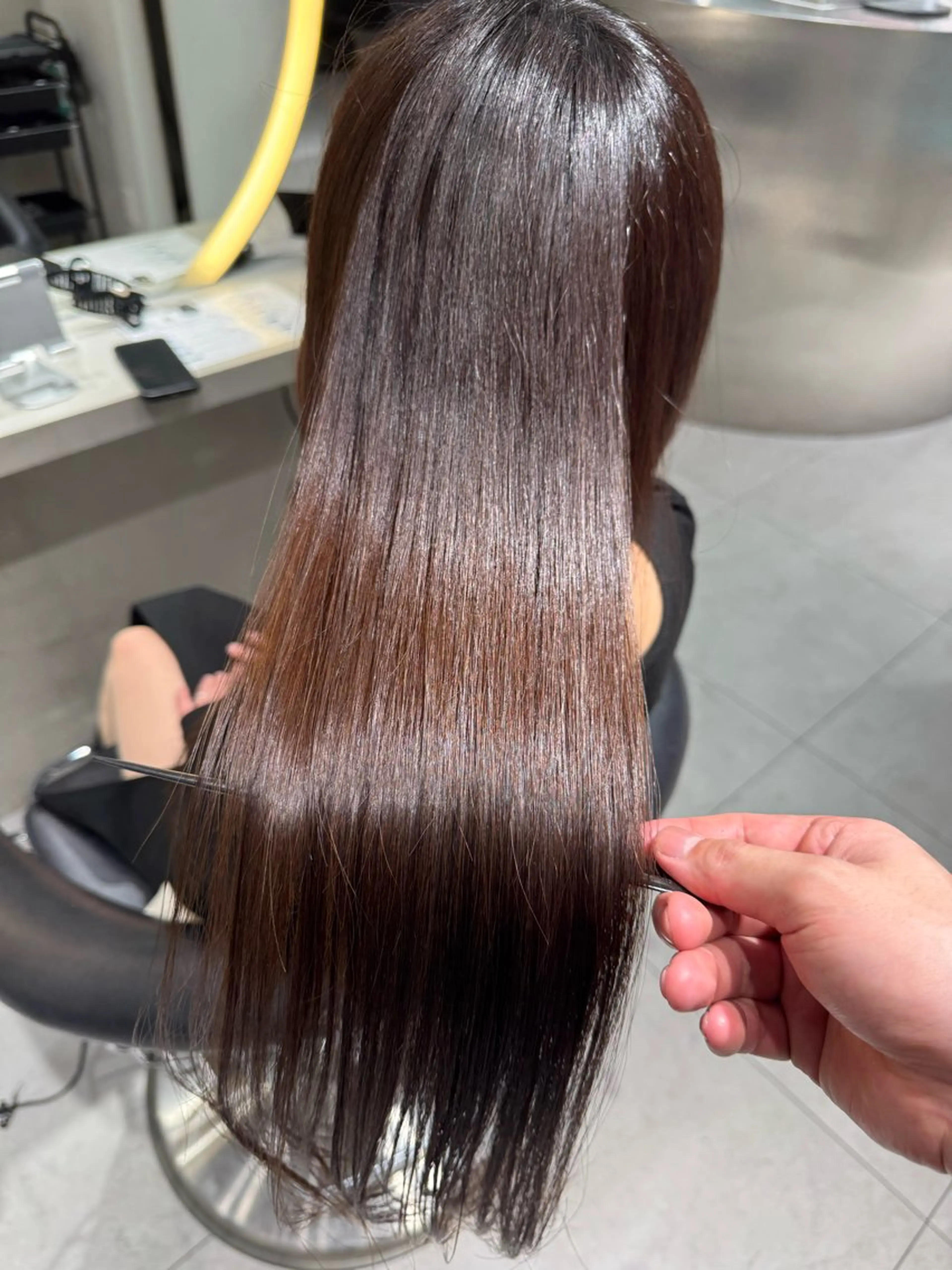 ロング トリートメント レイヤー/縮毛矯正 のマスター【タケル】のヘアスタイル