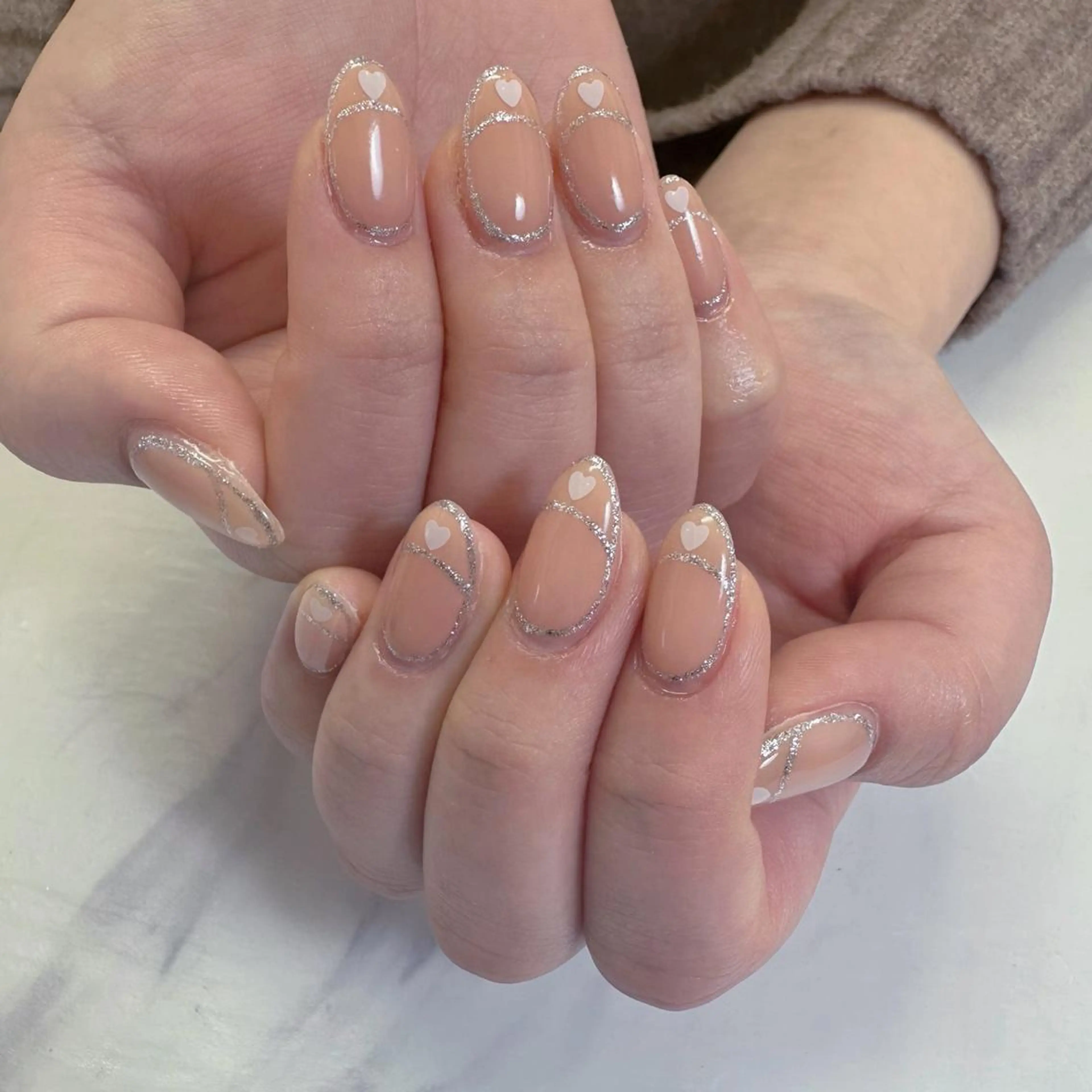 ネイル アートネイル オーロラネイル ガーリー キラキラネイル 韓国ネイル ハンドネイル ハンドケア Plenty 🚢のネイルデザイン