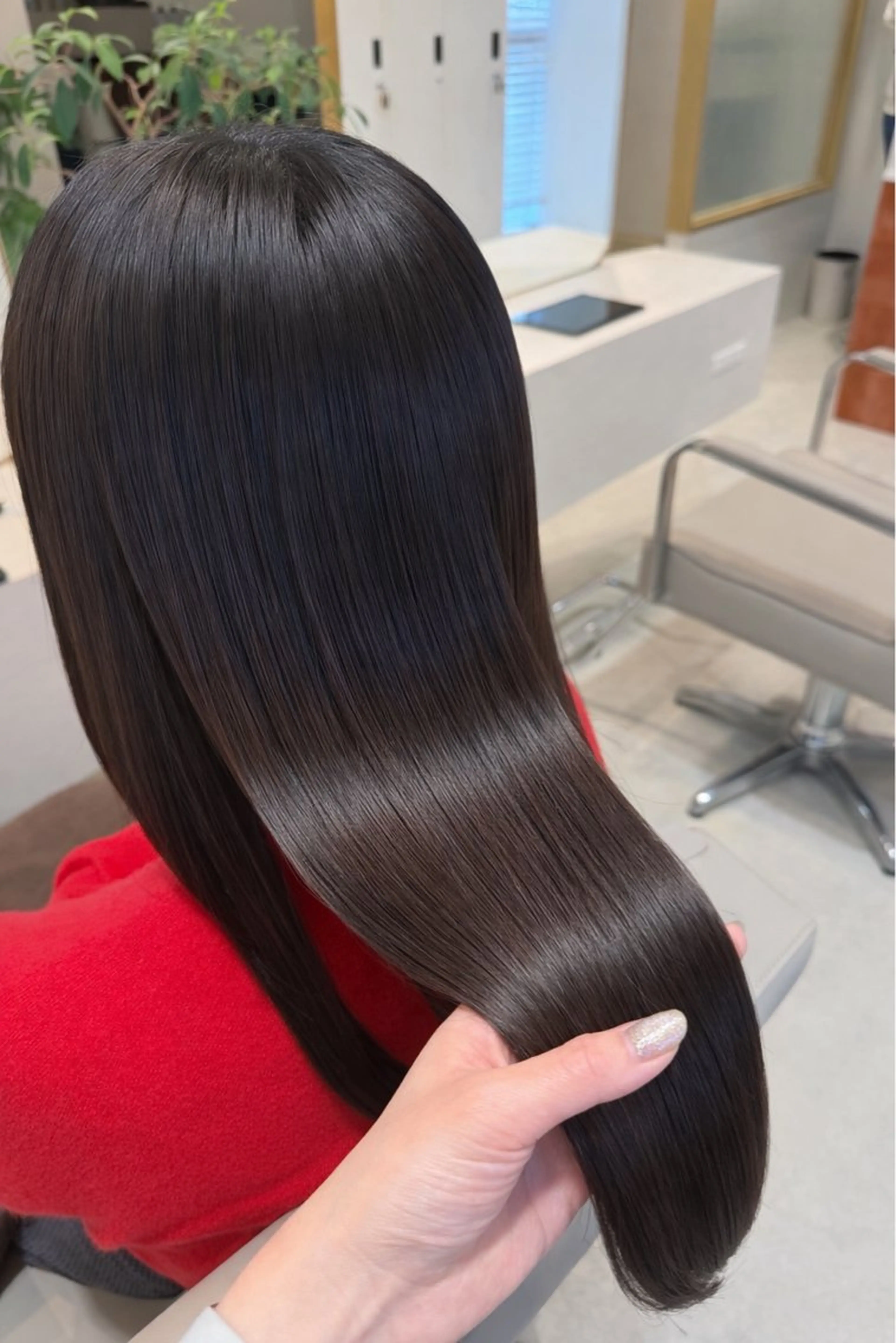 ロング ヘアカラー トリートメント 🤍恵比寿/透明感/ 小顔カット🤍アズサのヘアスタイル