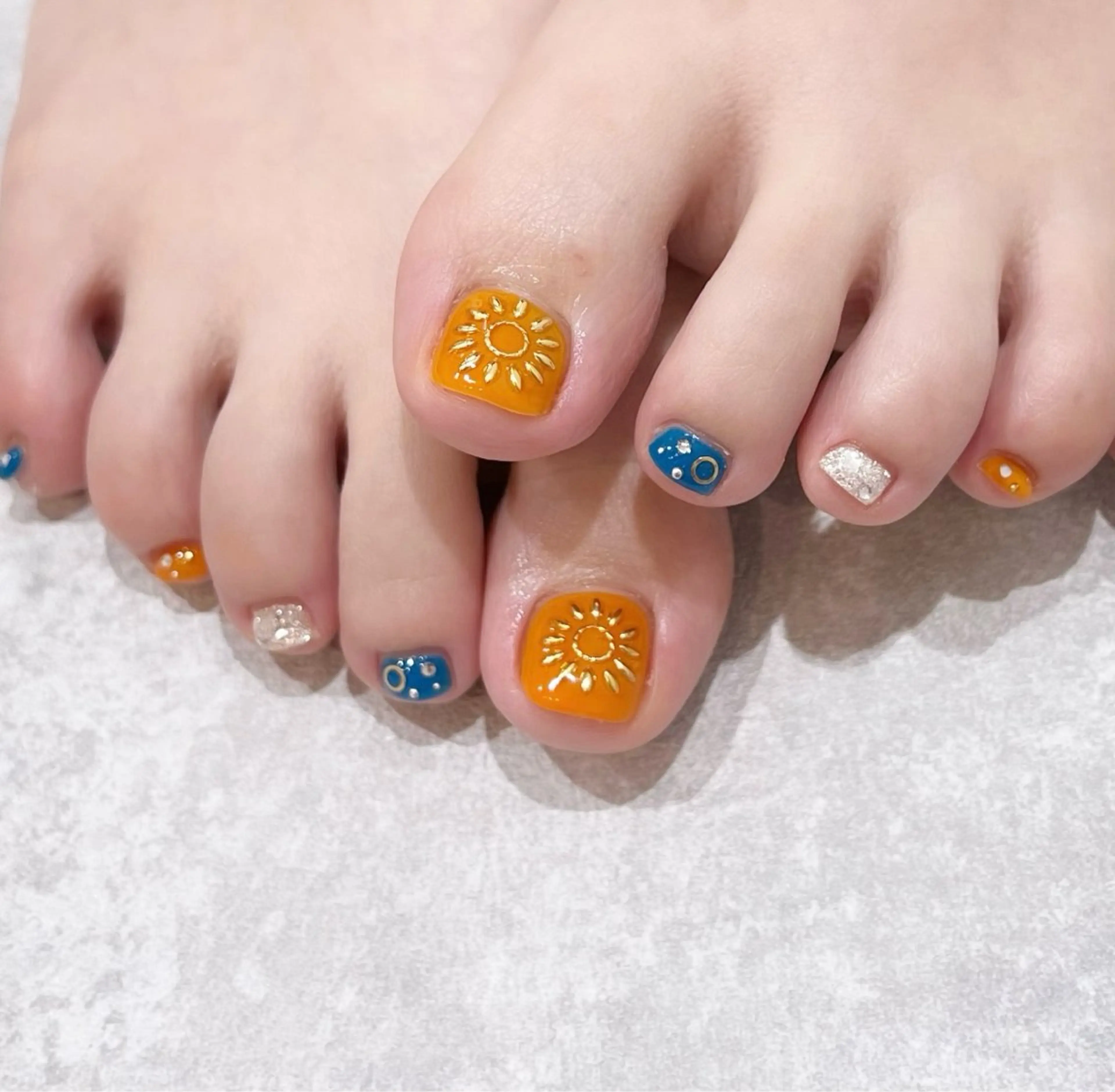 ネイル フットネイル emu sakiのネイルデザイン