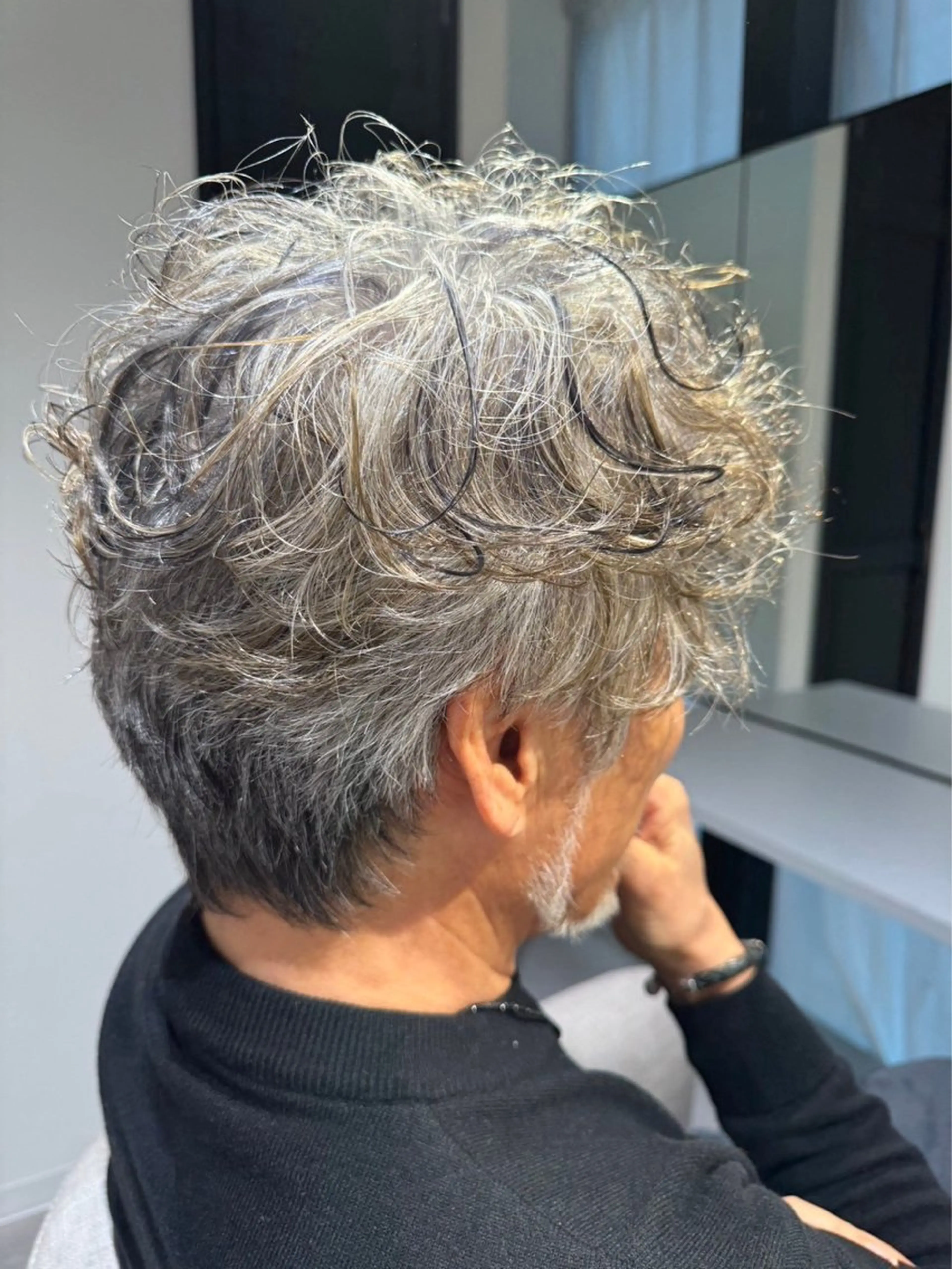 ショート メンズ メンズパーマ カット 徳永 侑紀のヘアスタイル