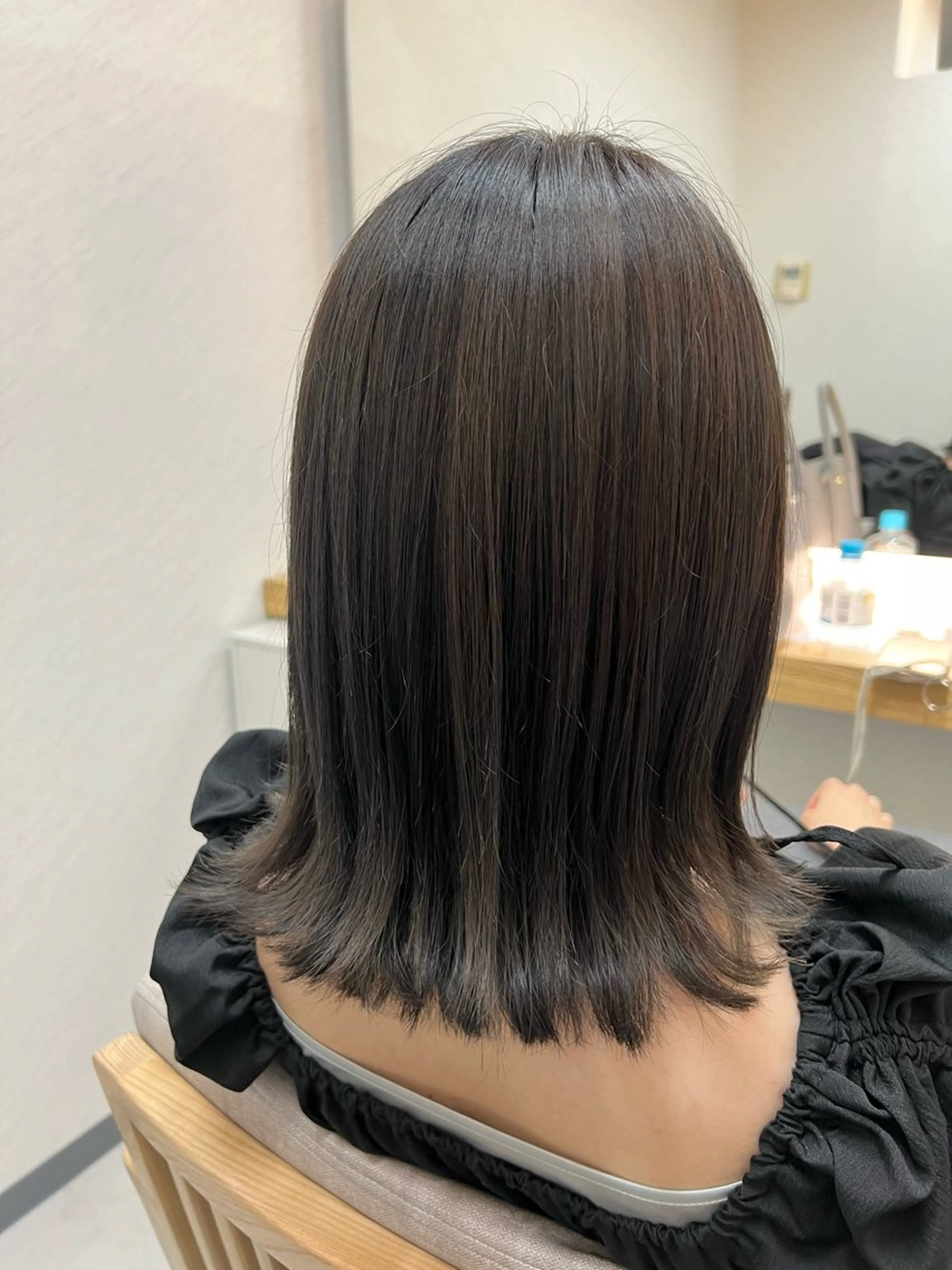 ミディアム カット ヘアカラー トリートメント ECLART 町田　井口聖也のヘアスタイル