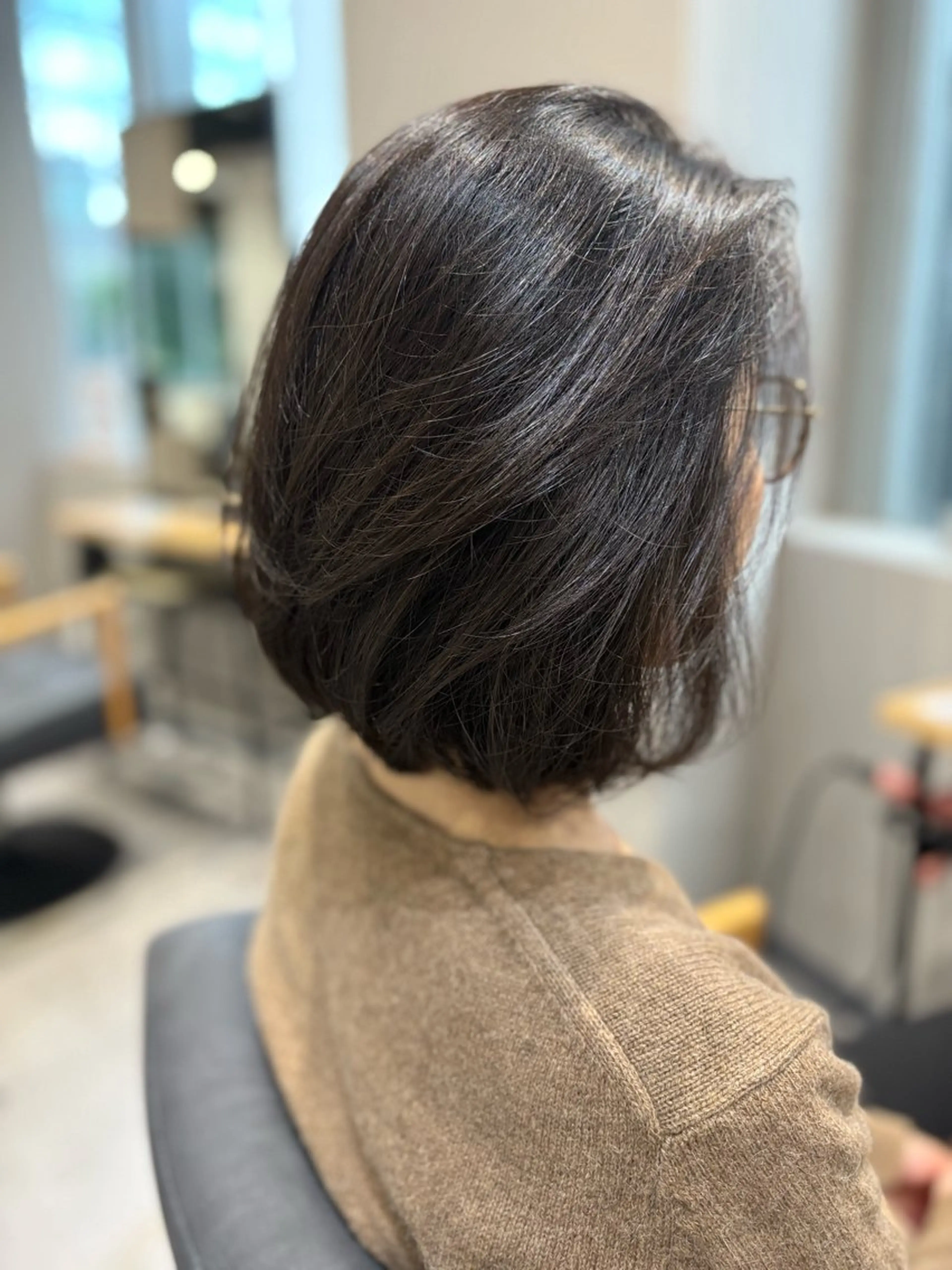 ミディアム 東條 哲也のヘアスタイル