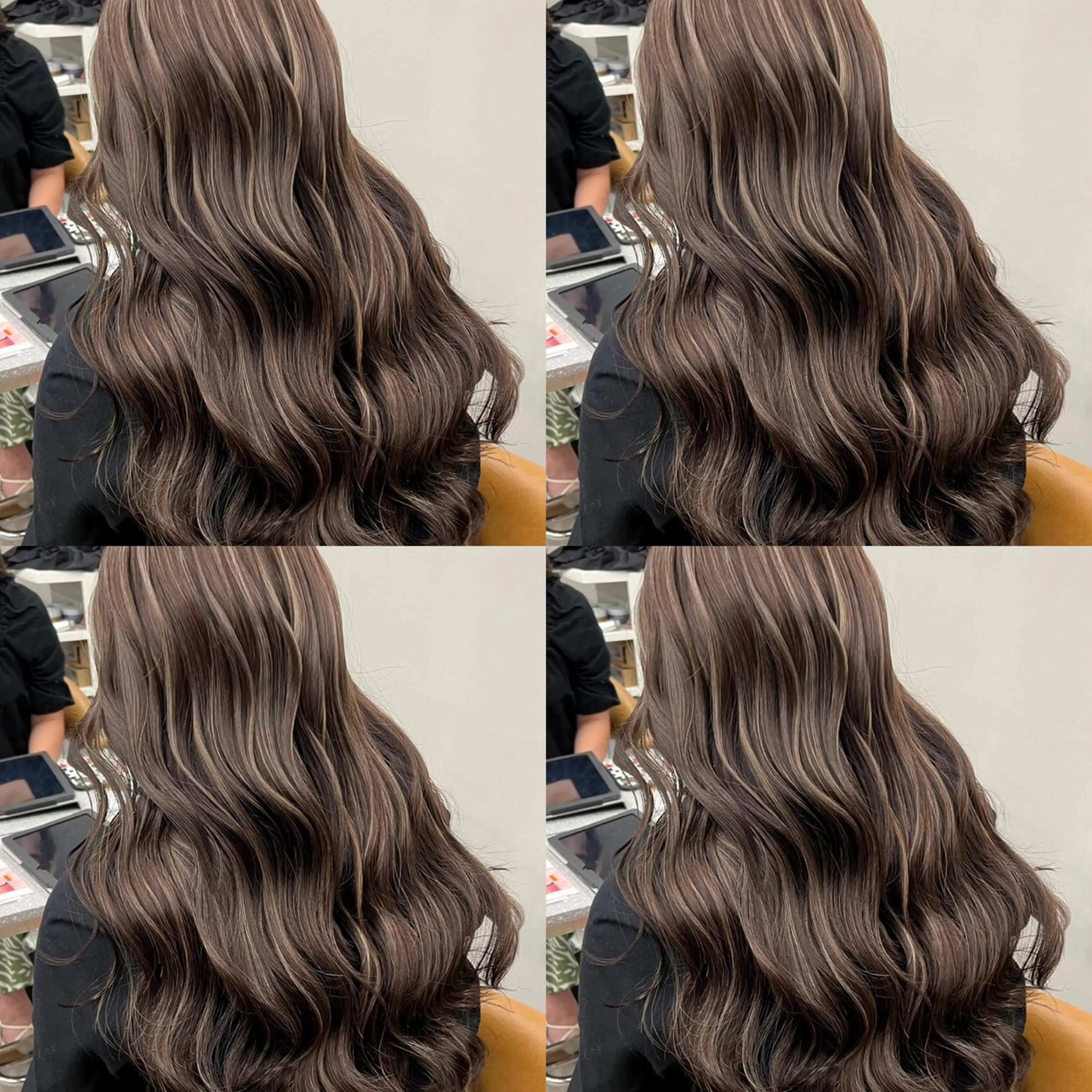 ミディアム ハイライト レイヤーカット ご予約 宜しくお願いします！のヘアスタイル