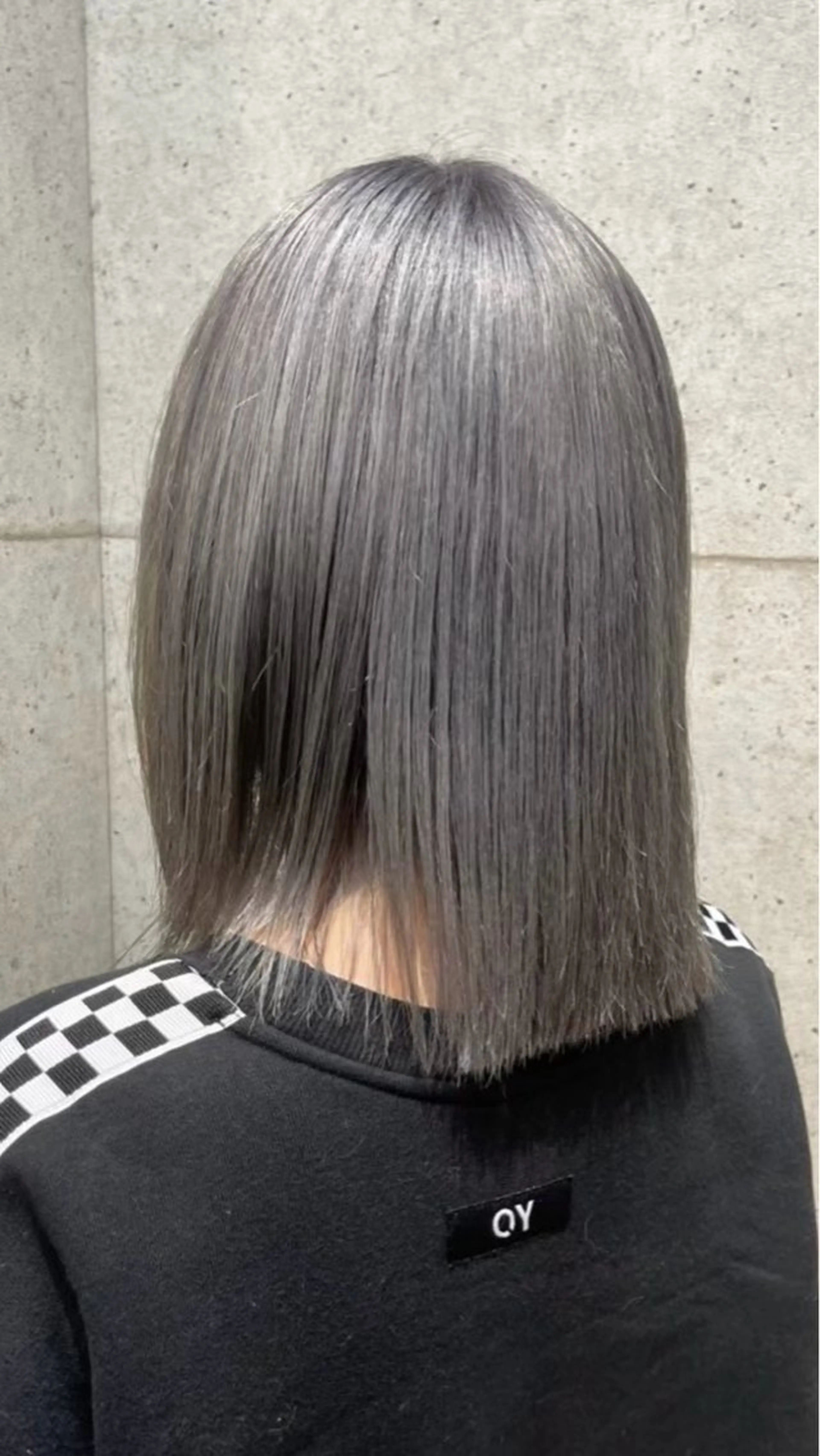 ミディアム ハイトーン・ボブ 🎀/𝐚𝐨𝐢のヘアスタイル