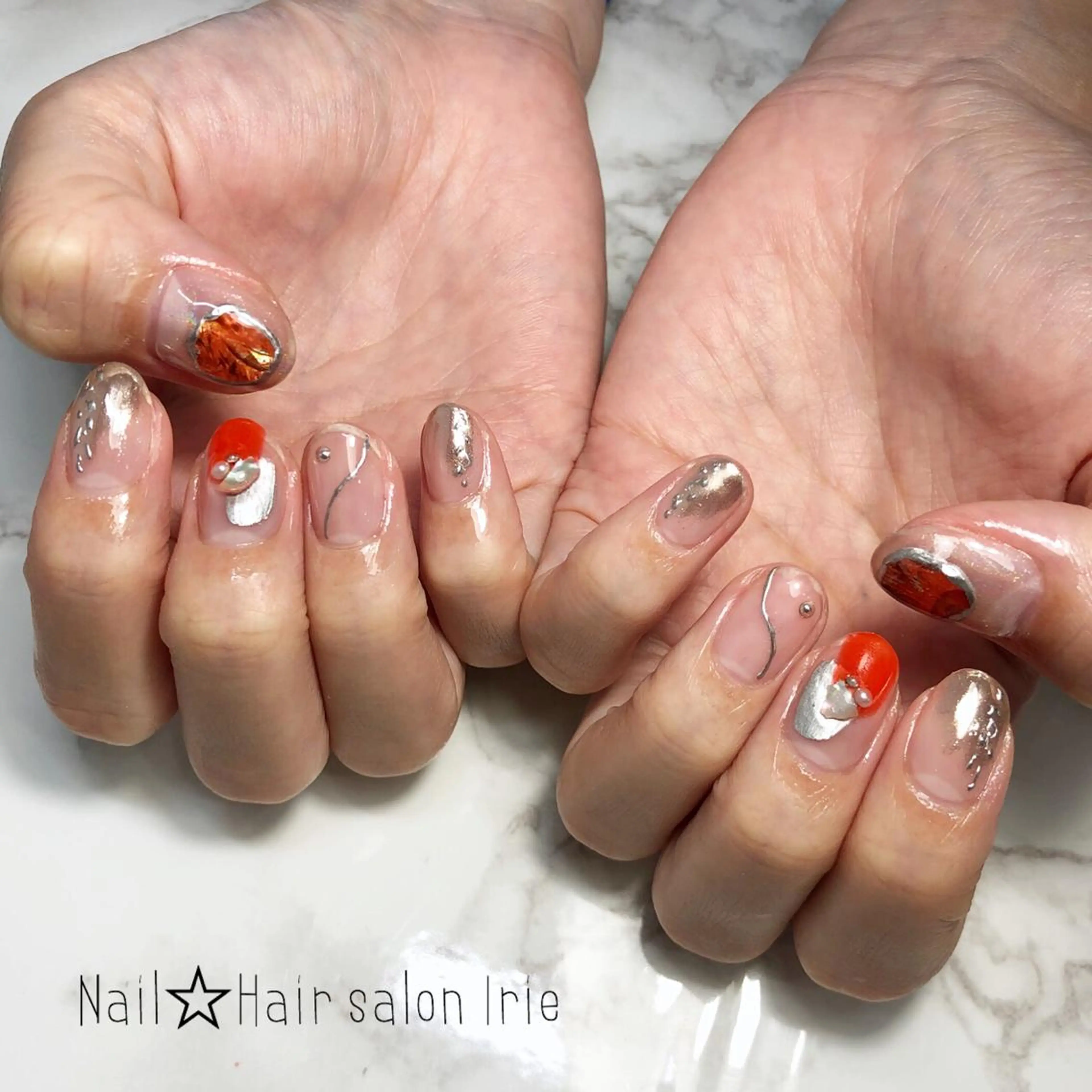 ネイル Hair salon Irie所属・與儀 知佳のネイルデザイン
