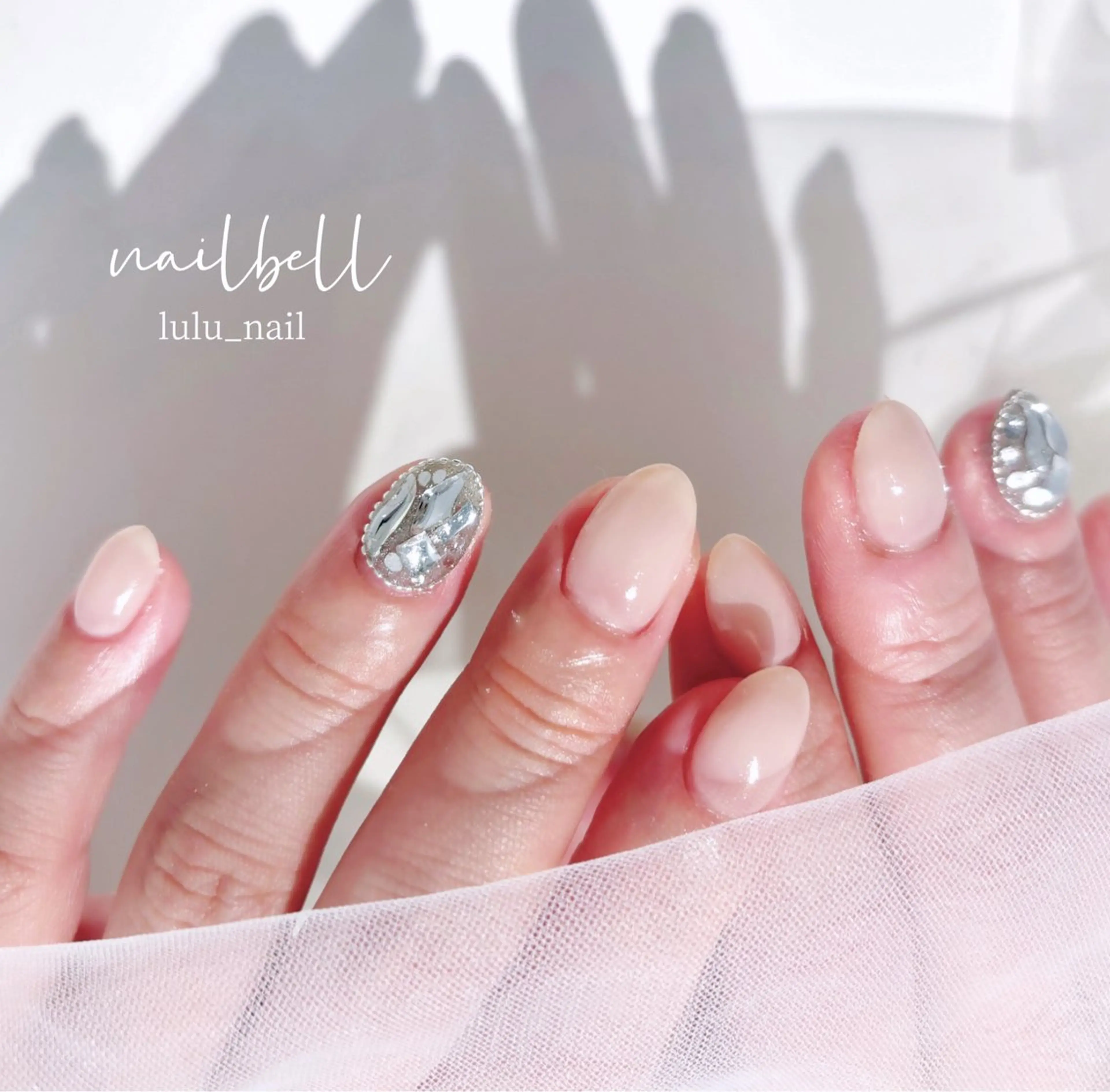 ネイル 大人可愛いネイル🎗 Hinaのネイルデザイン