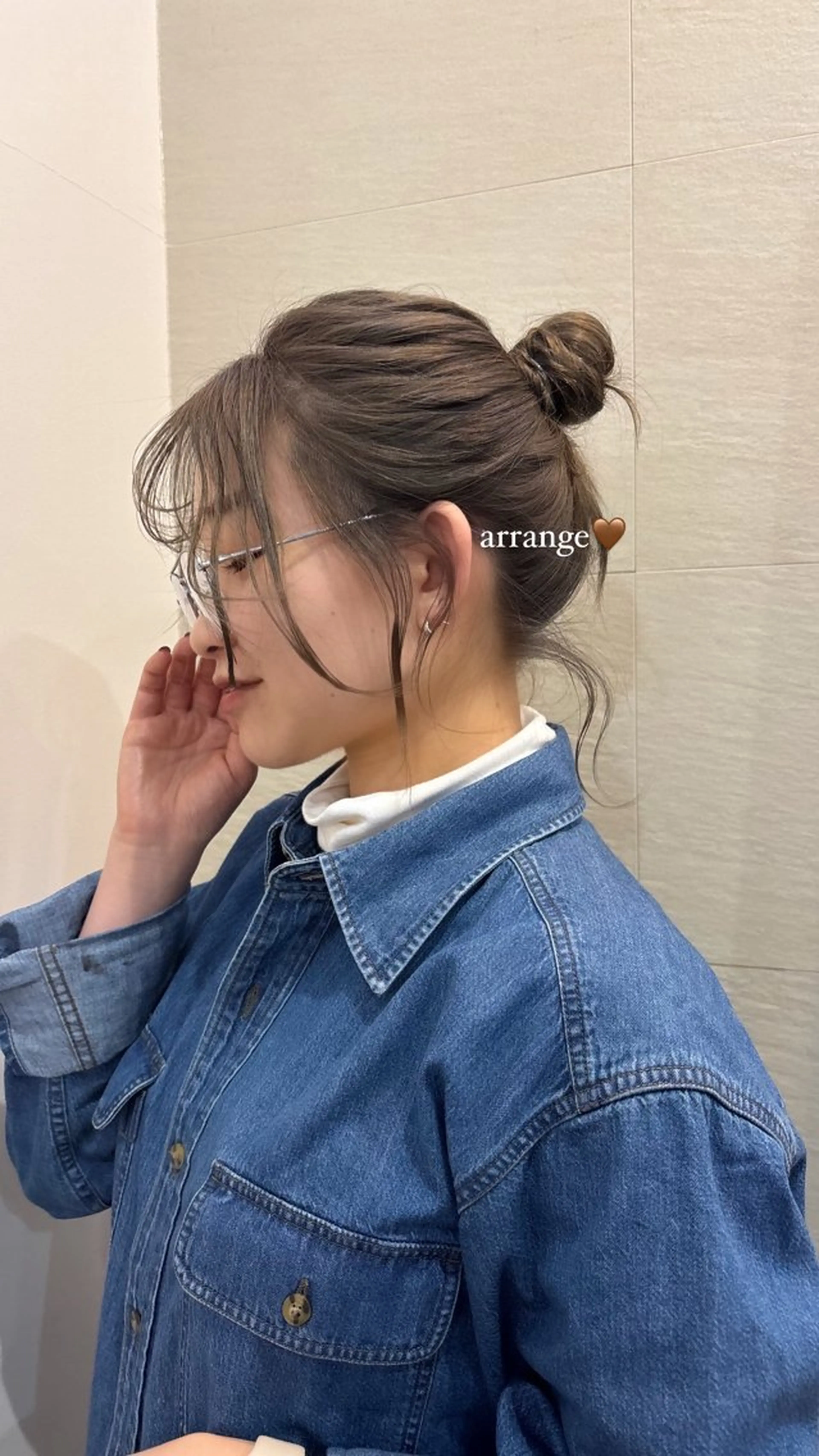 セミロング 透明感カラー🤎/ ツヤカラー/さくらのヘアスタイル