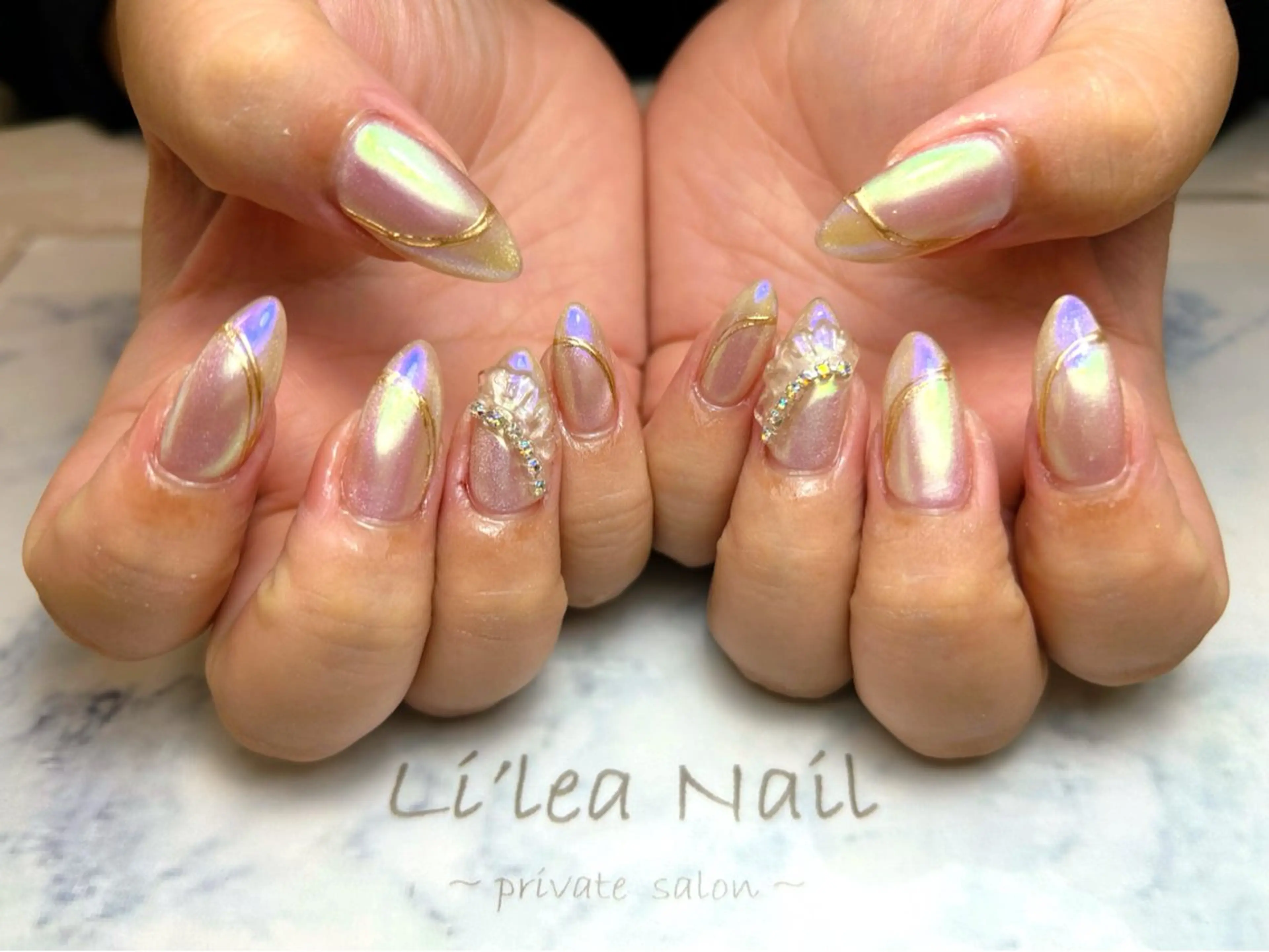 ネイル ハンドネイル Li'leaNail AINAのネイルデザイン