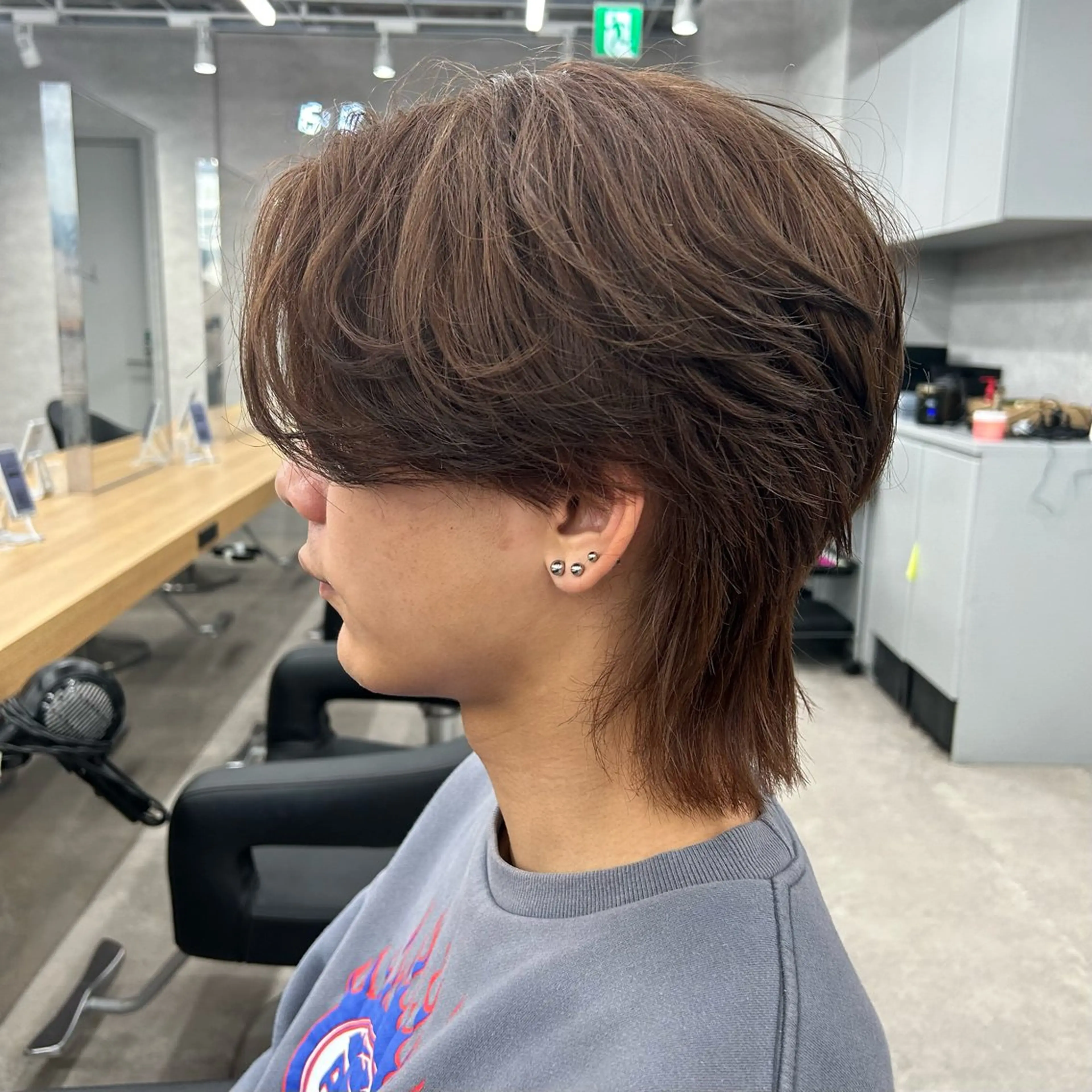 ショート カラー パーマ メンズ メンズハイライト メンズパーマ ツイストスパイラルパーマ 波巻きパーマ ハイライトカラー 🔥 メンズ 特化🔥RAIのヘアスタイル