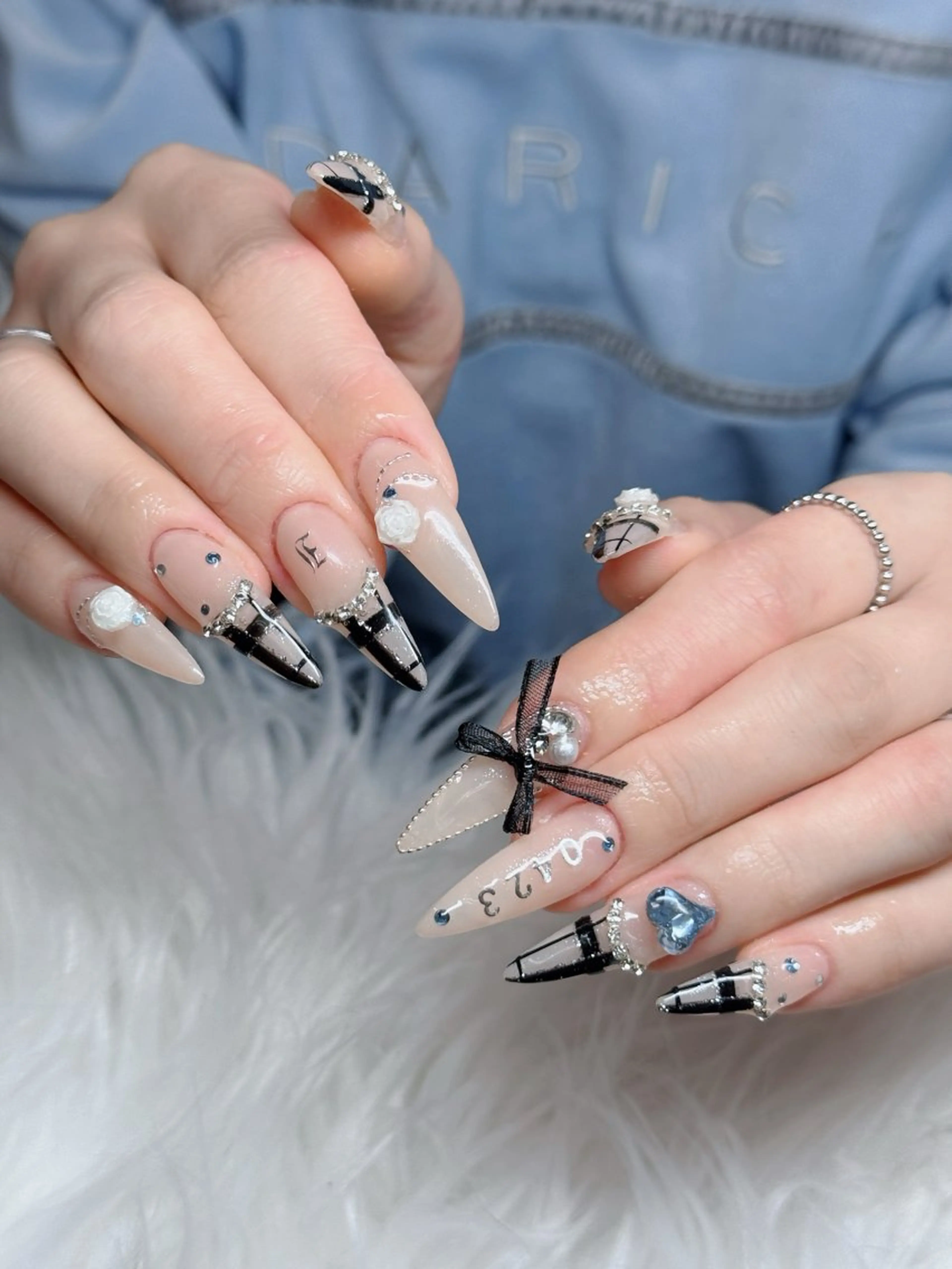 ネイル アートネイル 韓国ネイル 持ち込み ワンホンネイル ハンドネイル Lenie Nail Salonのネイルデザイン