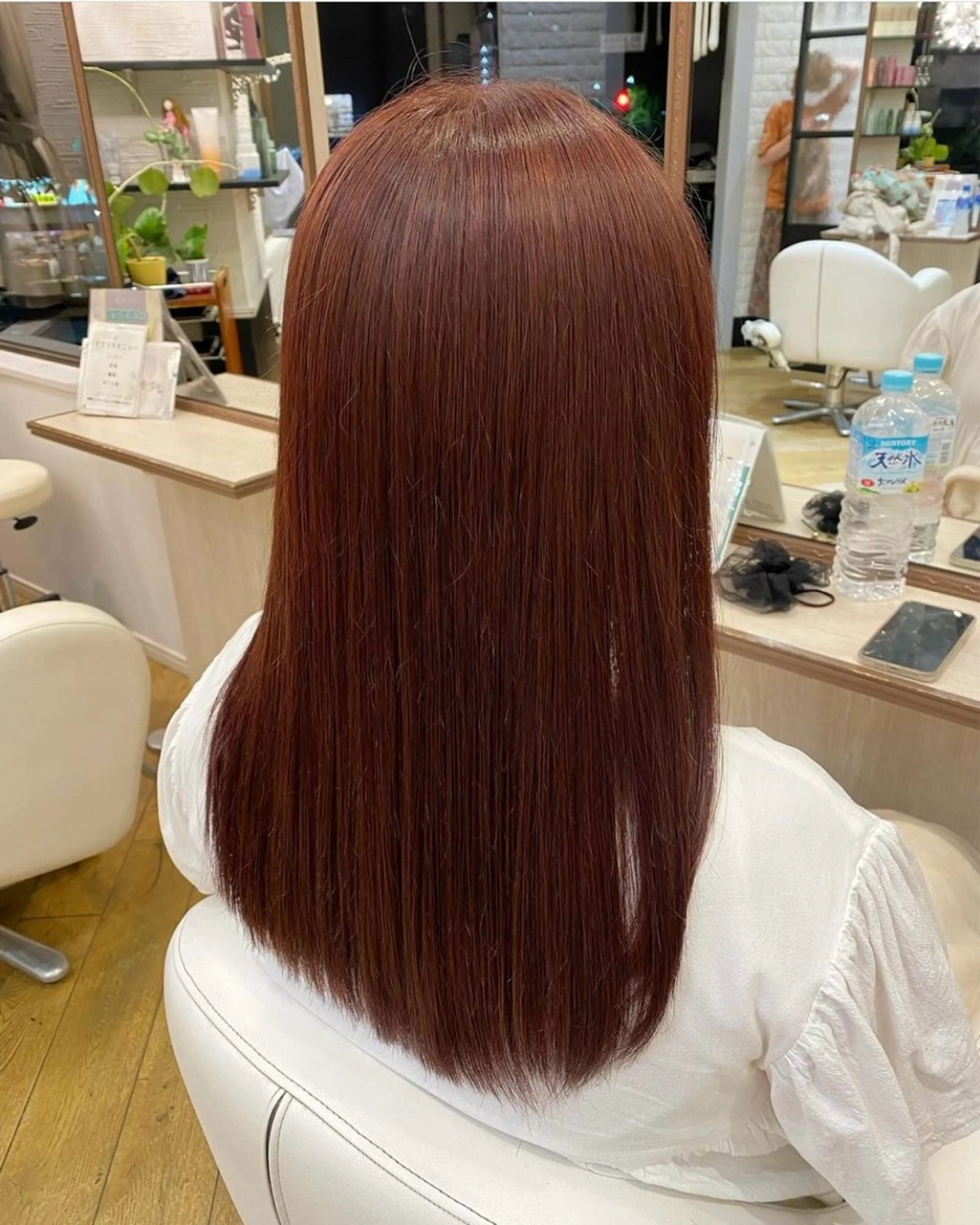 ロング カット ヘアカラー トリートメント 艶感🫧透明感カラー YUKARIのヘアスタイル