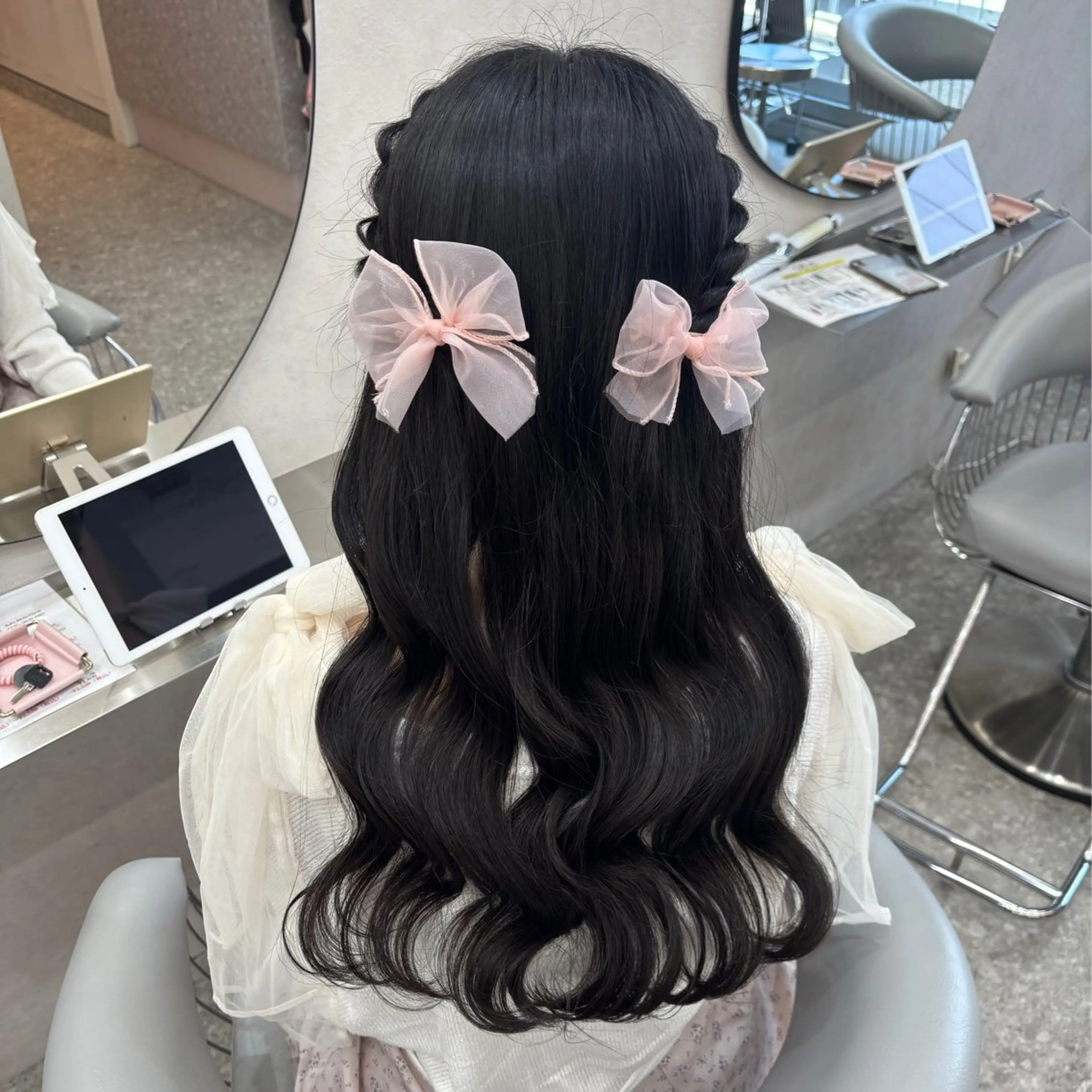 ロング ヘアアレンジ yurina🩰新宿 艶カラー・アレンジのヘアスタイル