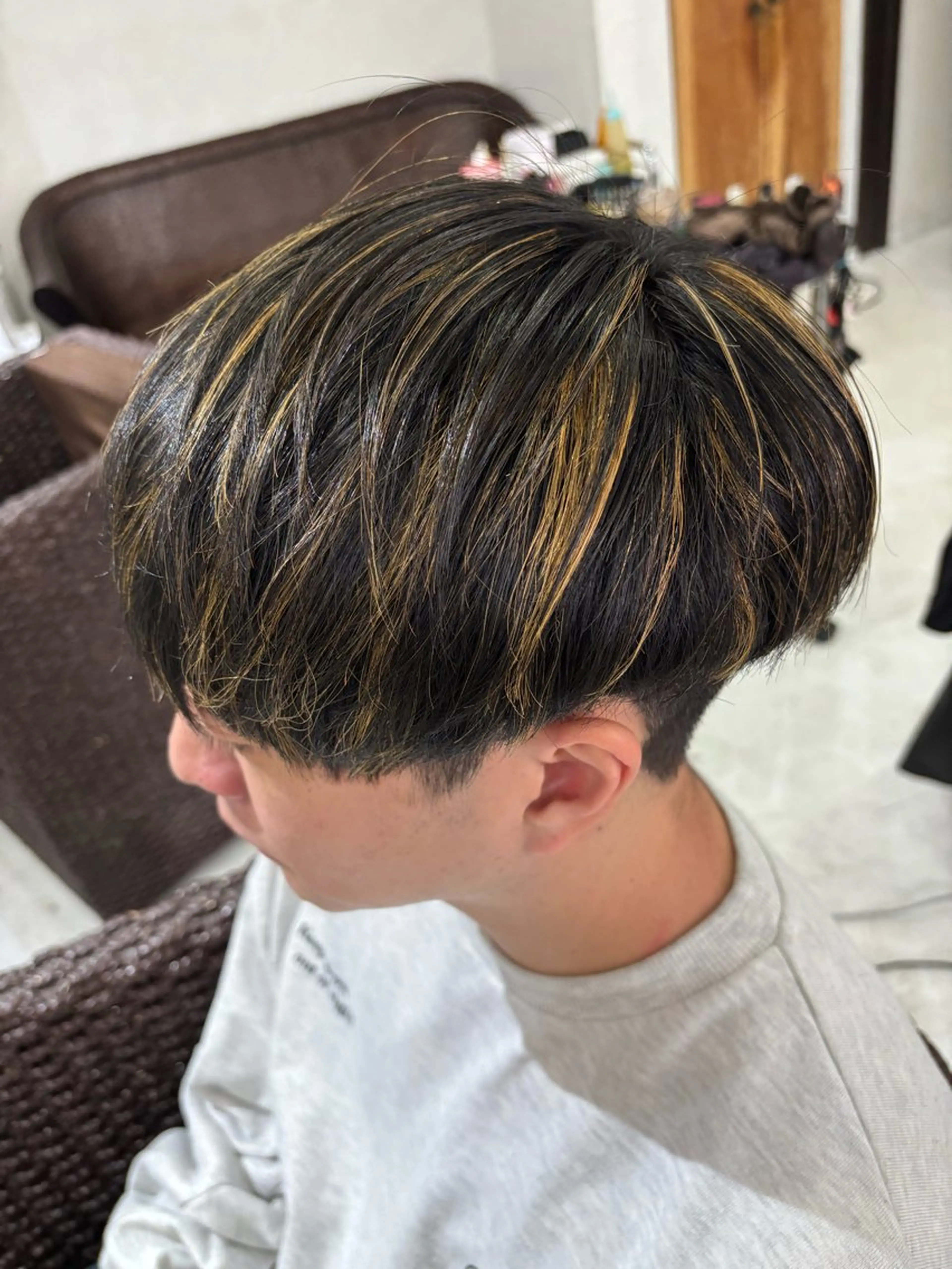 カラー メンズ sato harunaのヘアスタイル