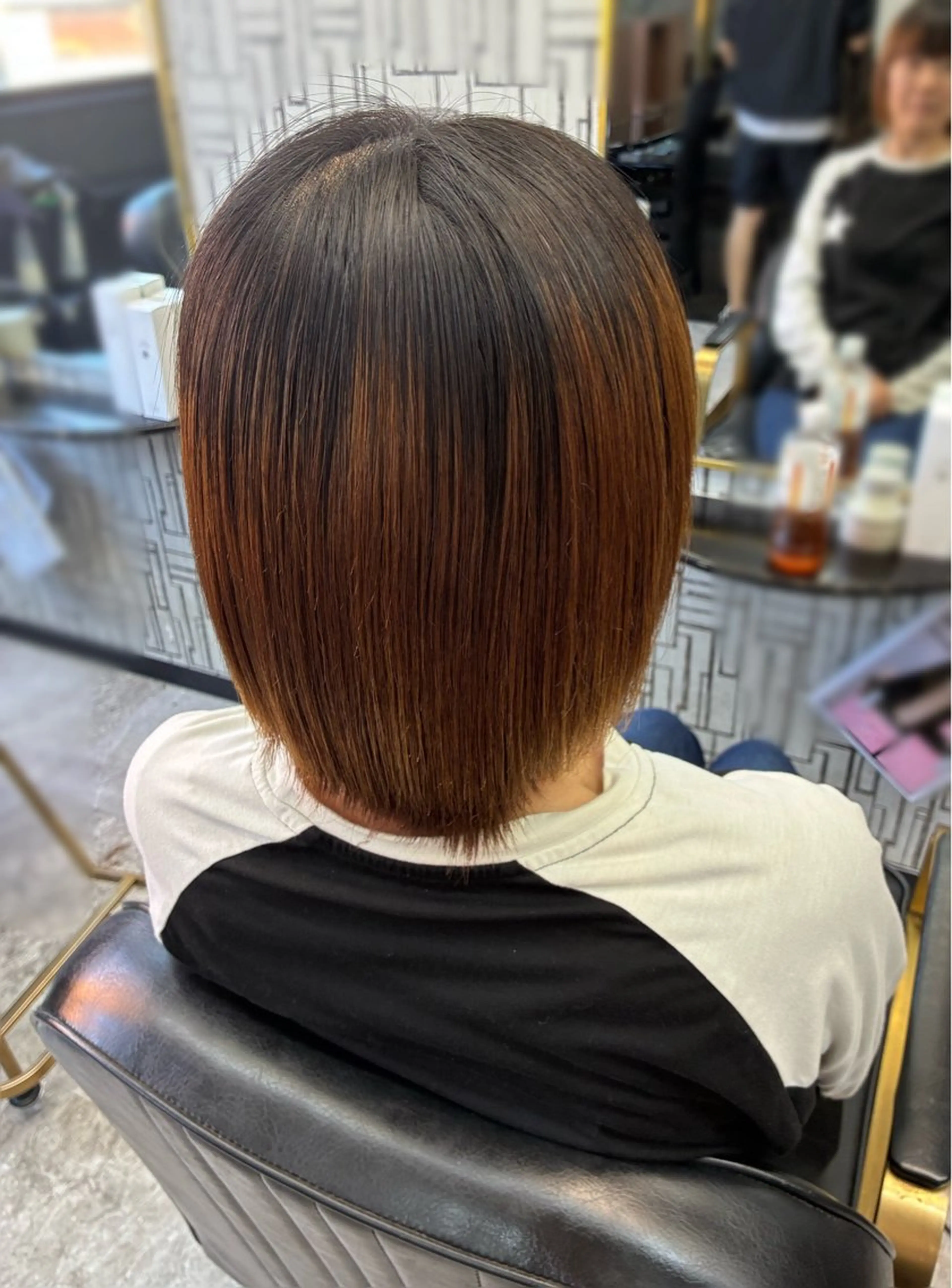 ショート 縮毛矯正 北村 理奈のヘアスタイル