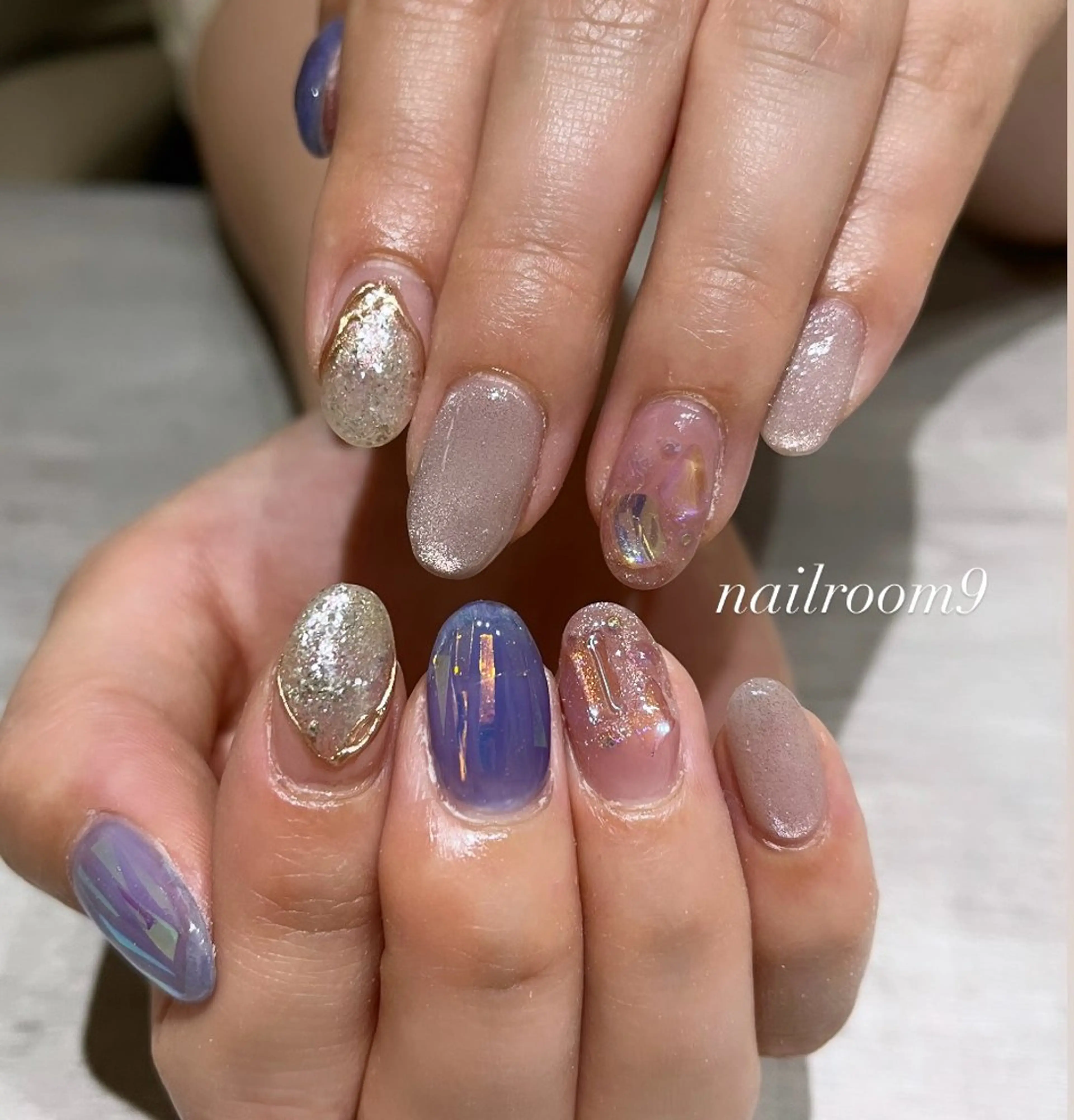 ネイル アートネイル ハンドネイル nail room9 ☺︎のネイルデザイン