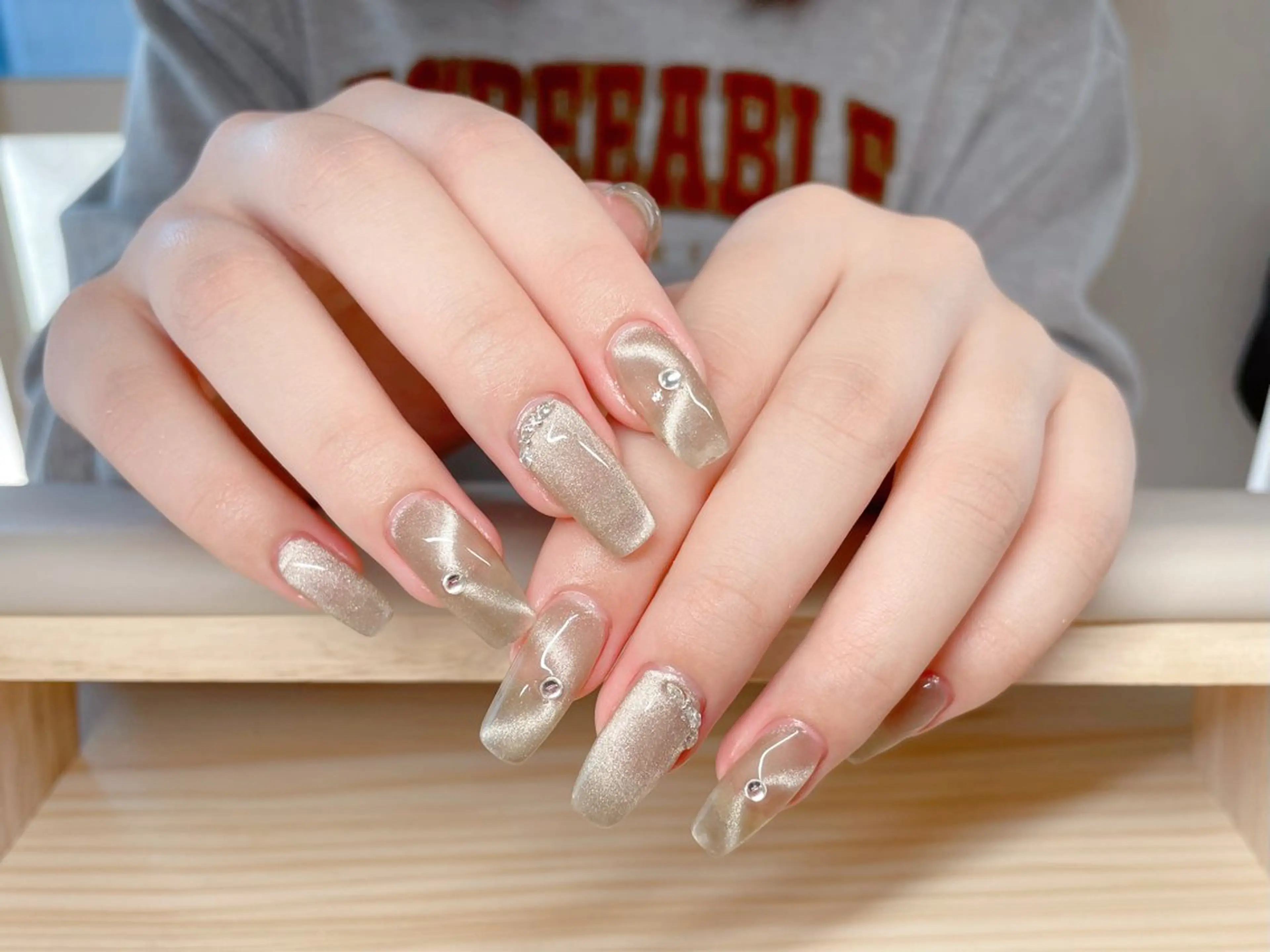 ネイル マグネットネイル ハンドネイル Orchid Nailのネイルデザイン