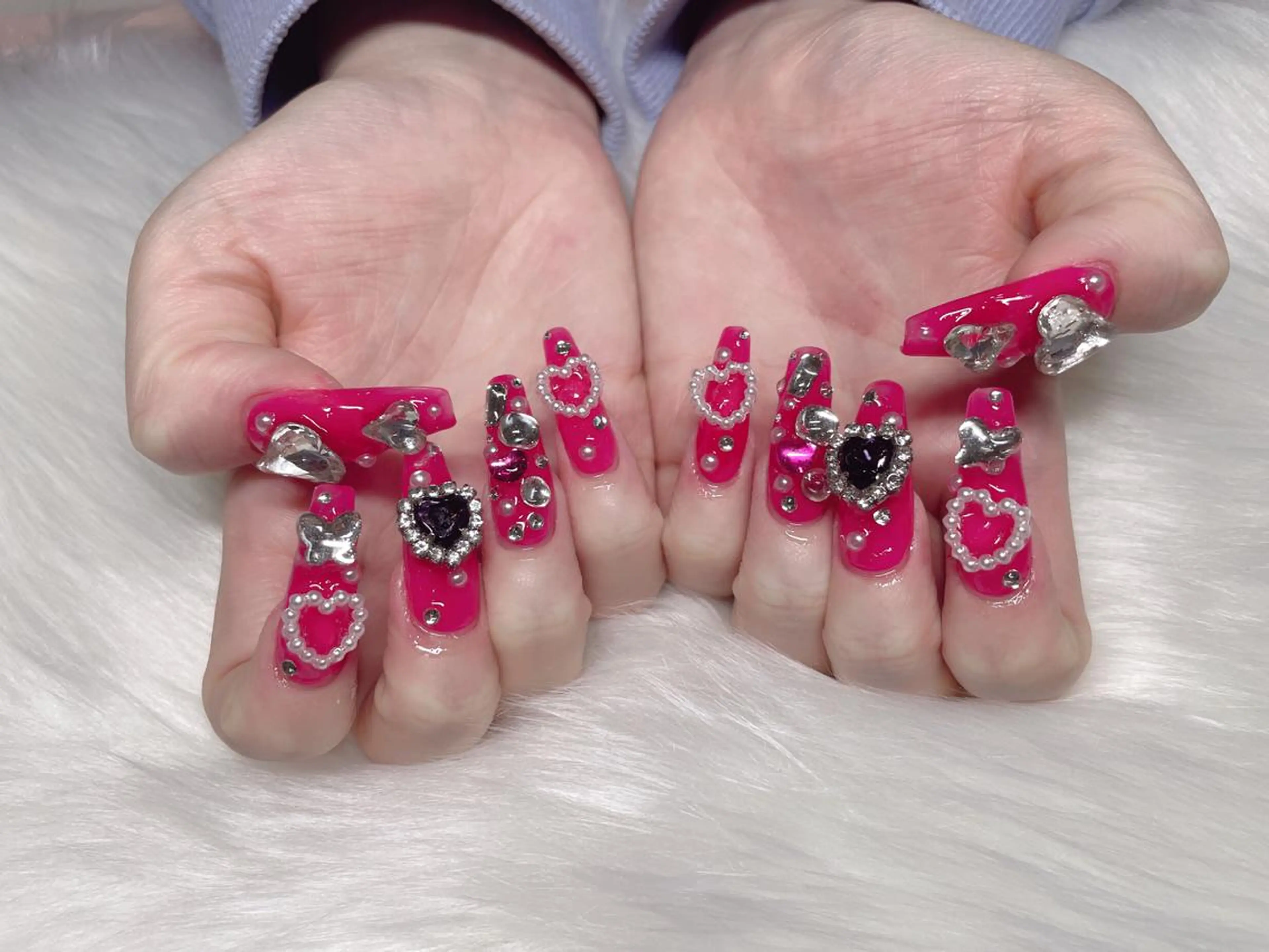 ロング ネイル ハンドネイル 《LB》ラブリエ Nail&eyeのマツエク・マツパデザイン