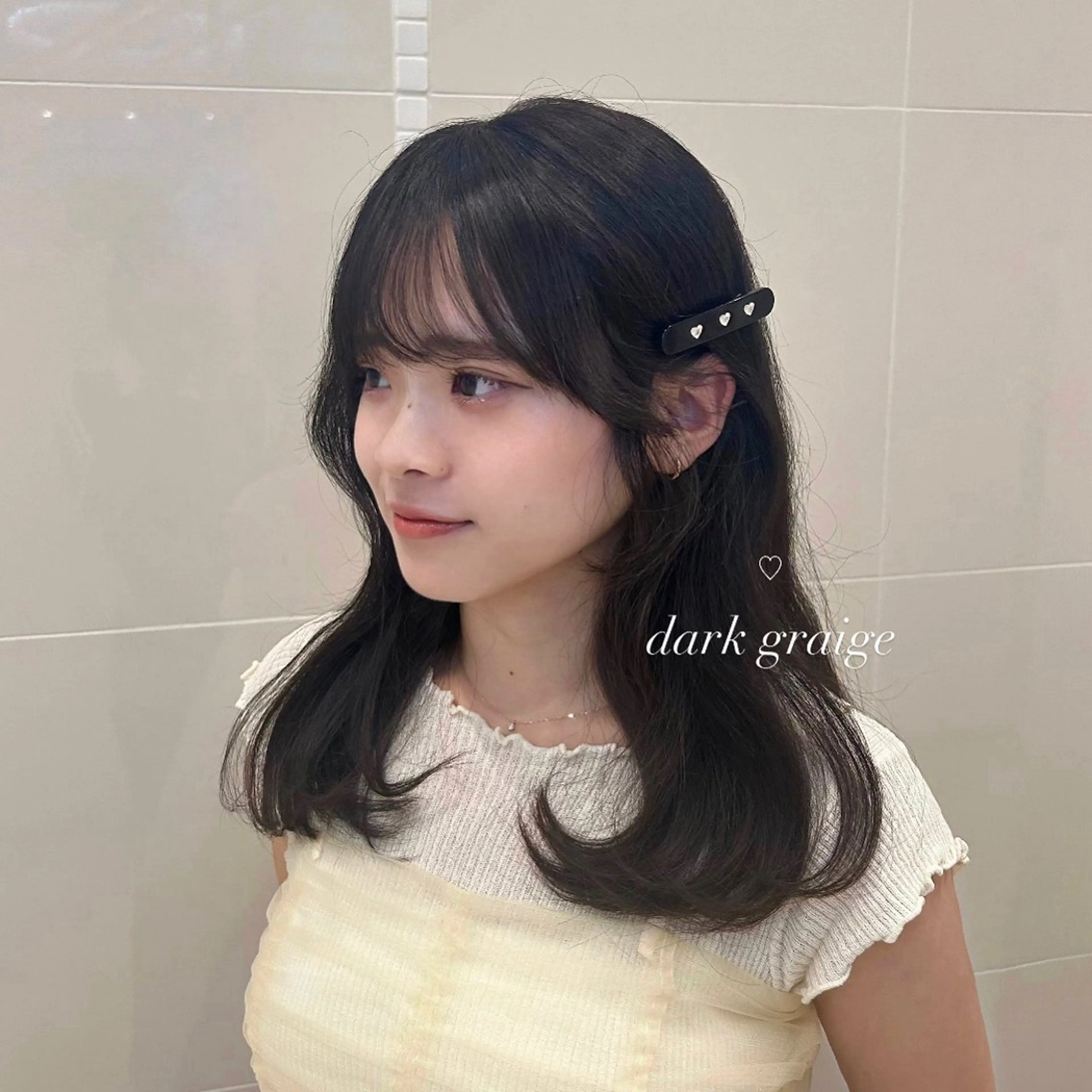 ミディアム カット ヘアカラー トリートメント fosta 女性専用サロン所属・moe🎀 透明感♡似合わせのヘアスタイル