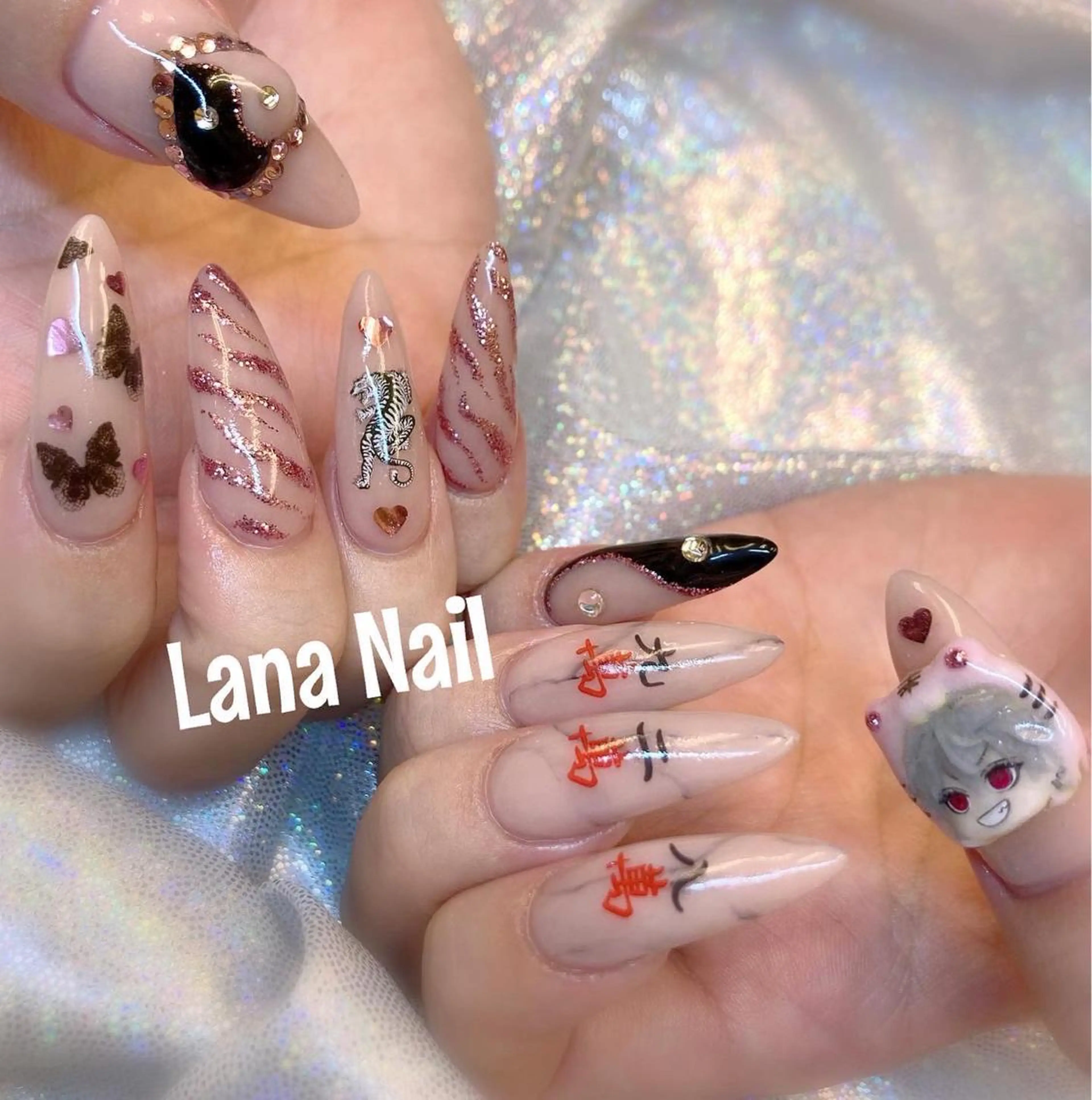 ネイル スカルプネイル Lana Nailのネイルデザイン