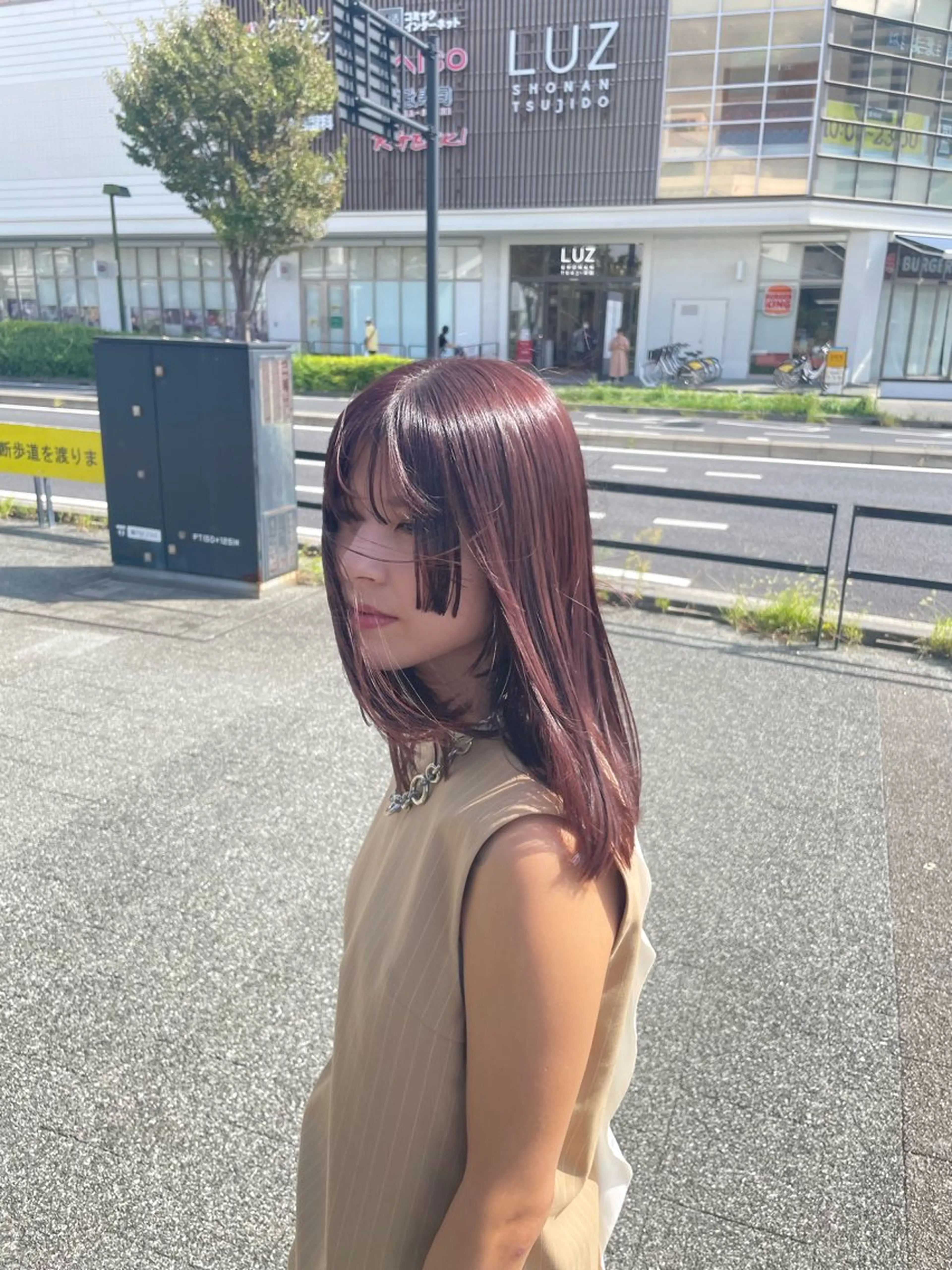 ミディアム カラー sweetroom所属・12月特別価格✨/ 平塚/佐藤郁也のヘアスタイル