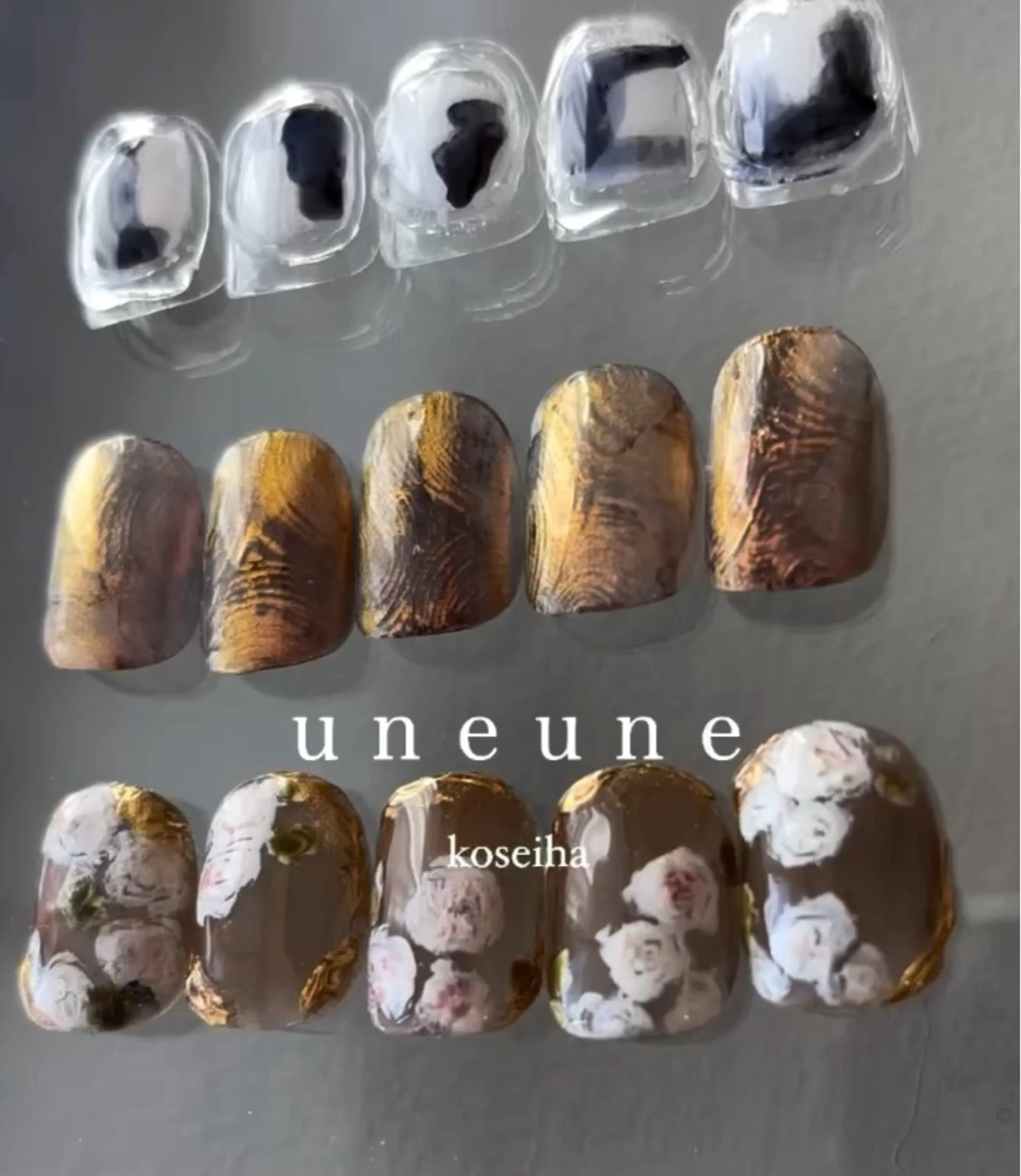 ネイル ホワイト ハンドネイル Elio 国泰寺のネイルデザイン