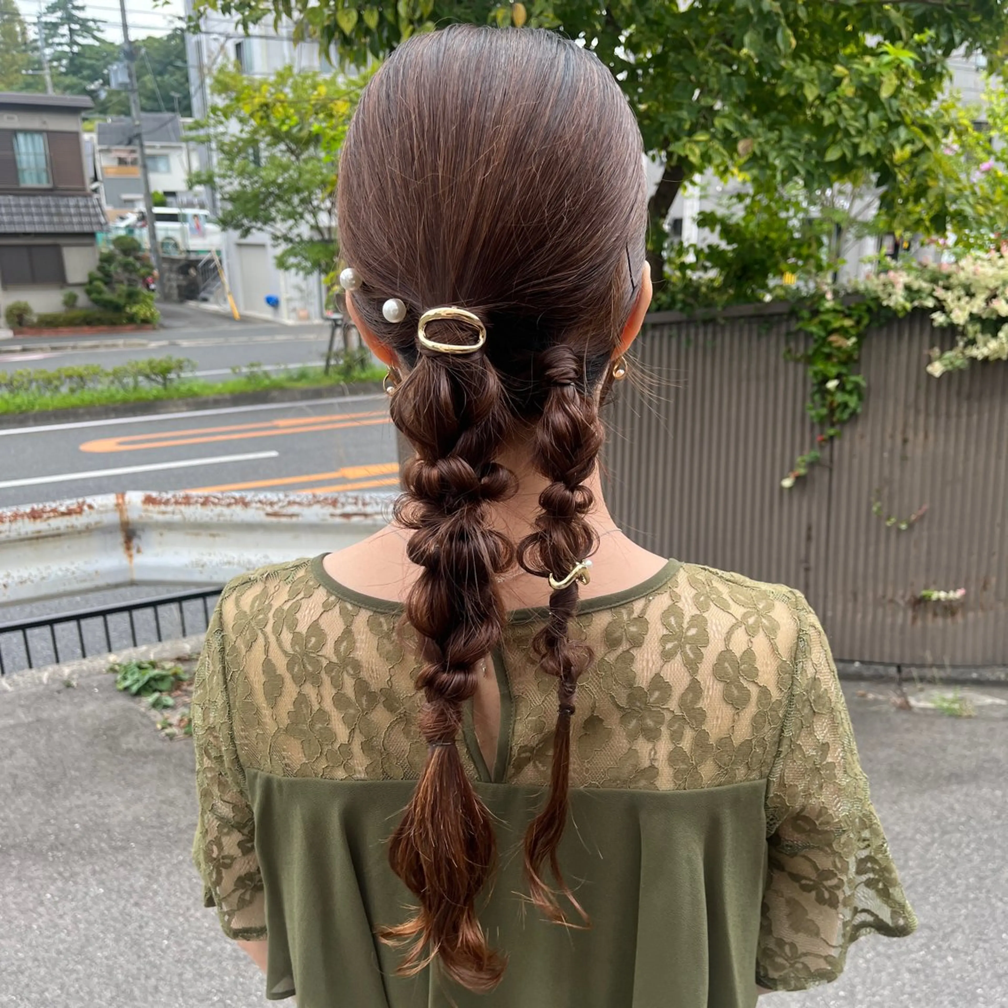 ロング ヘアアレンジ 本田 茜のヘアスタイル