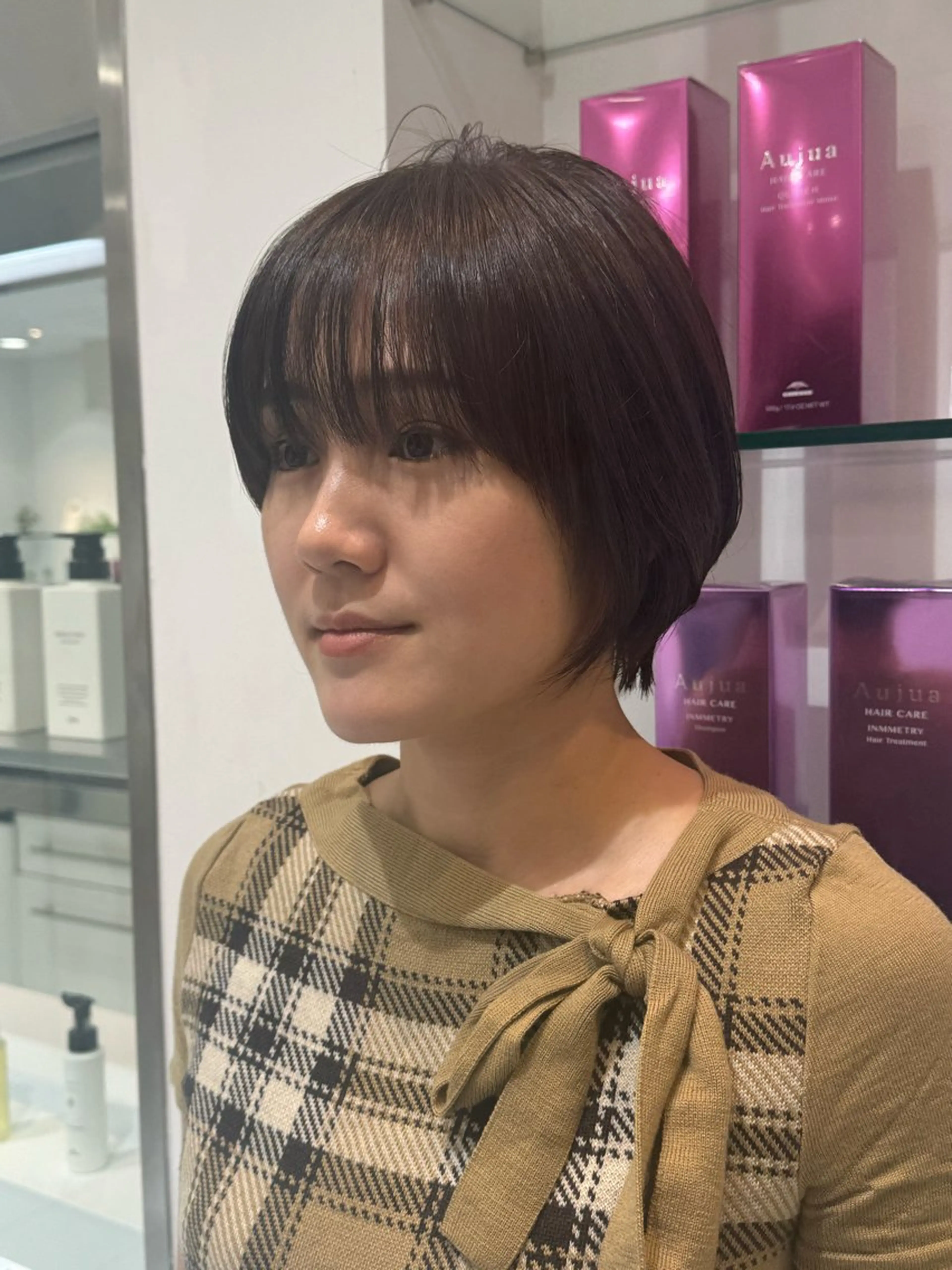 ショート 顔周りカット ショートヘア 市川 翔大のヘアスタイル