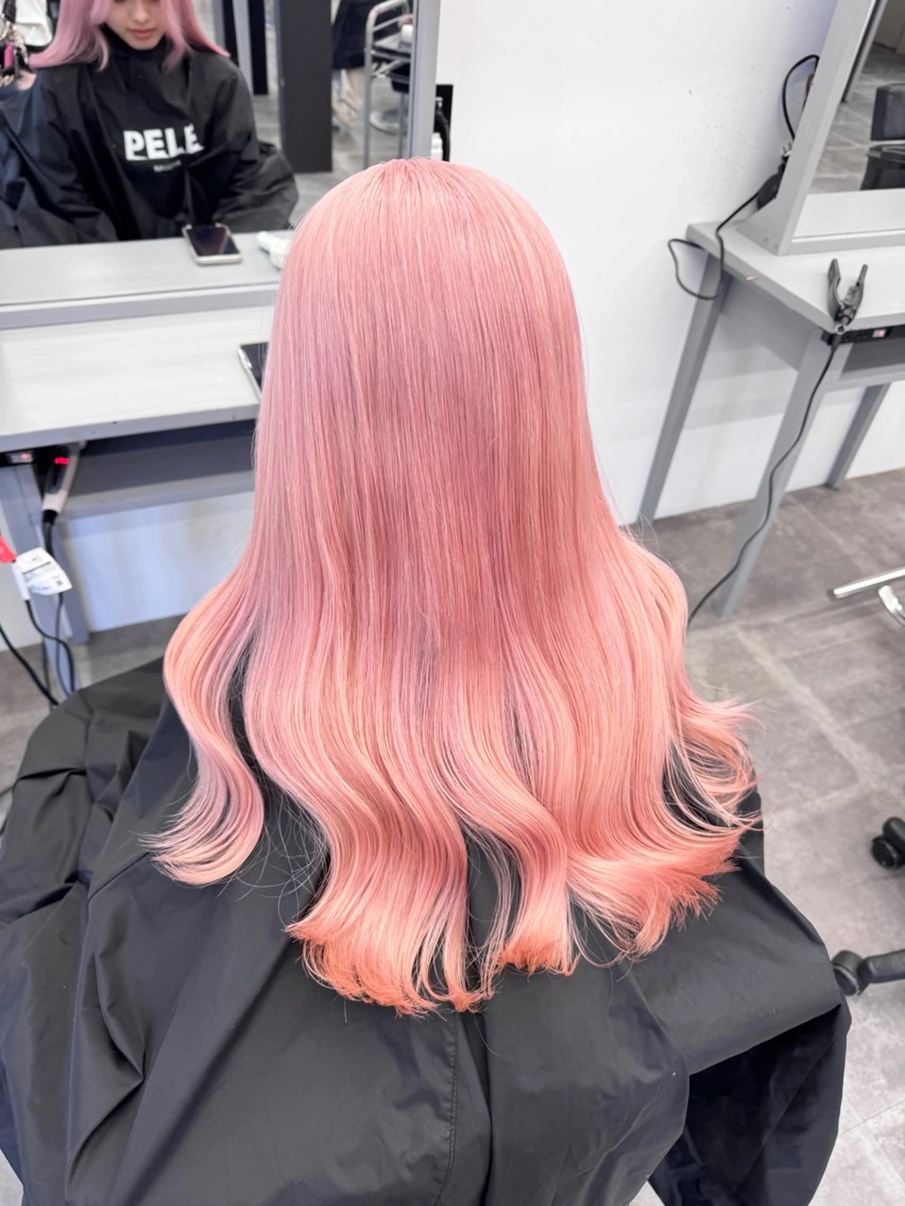 セミロング 名古屋栄/PELE/ ブリーチ/asahiのヘアスタイル