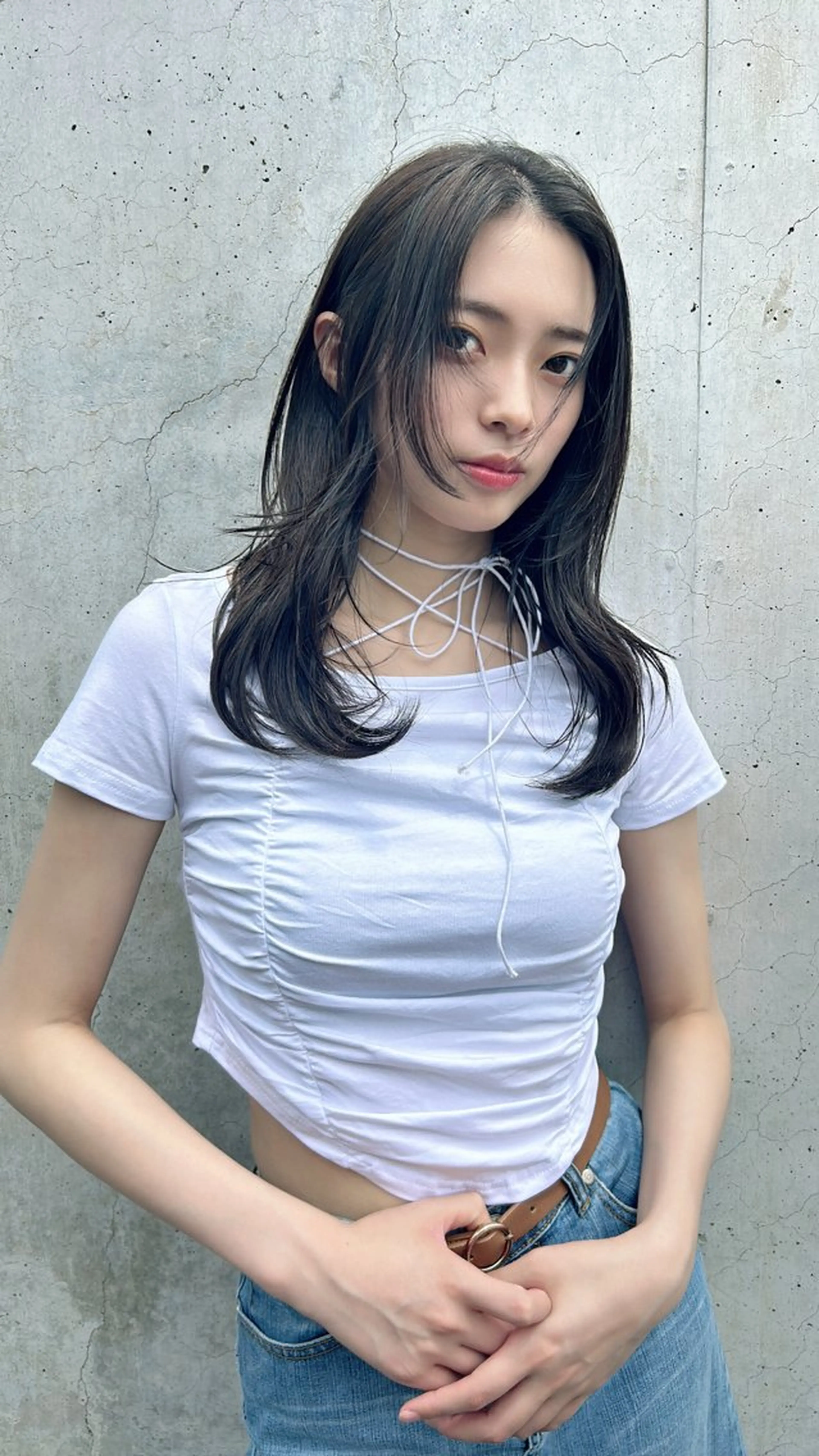 ロング レイヤーカット 高山沙来/ストレート パーマ特化/縮毛矯正のヘアスタイル