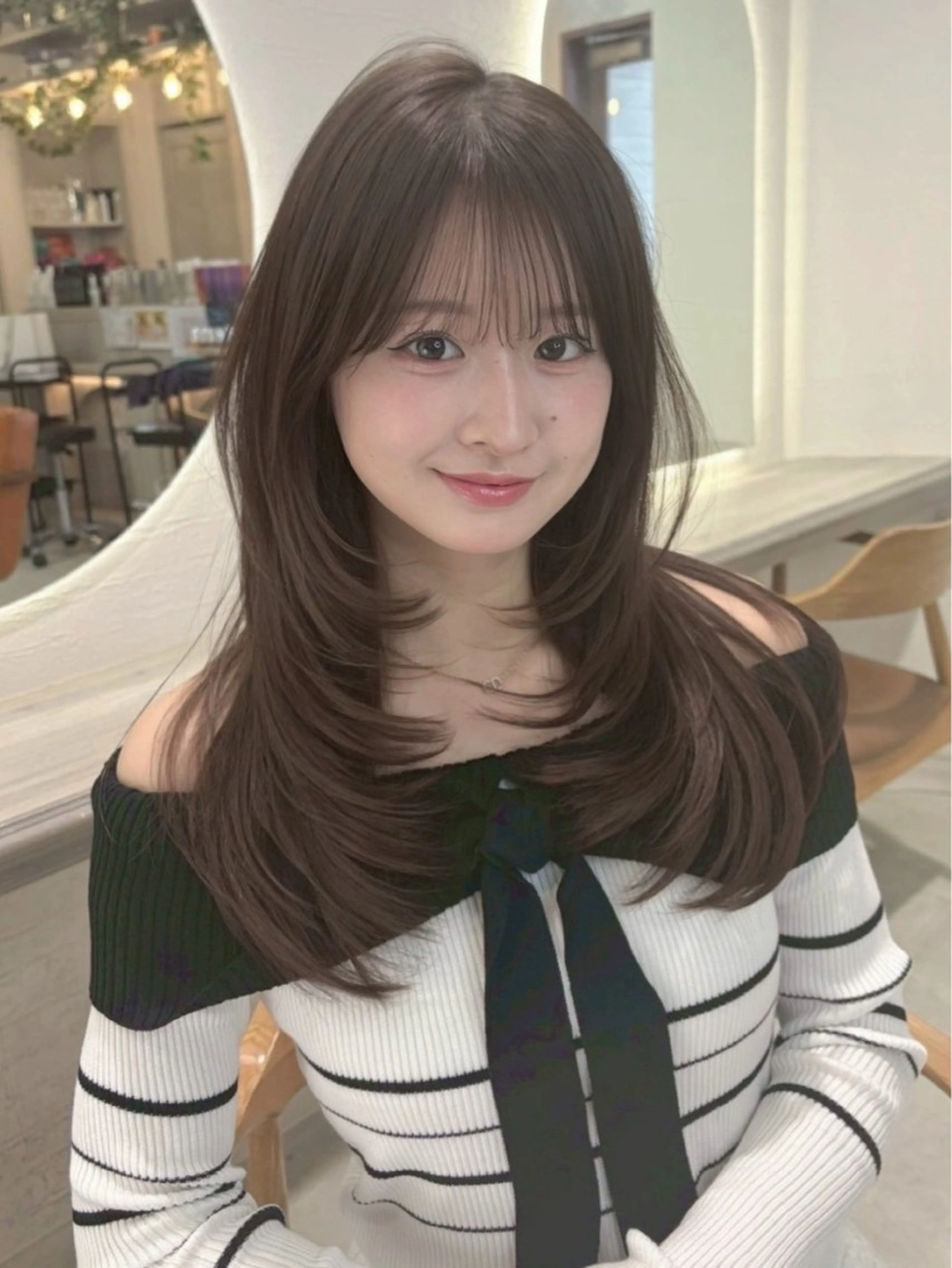 ロング きむらさくら/透明感 /レイヤーカットのヘアスタイル