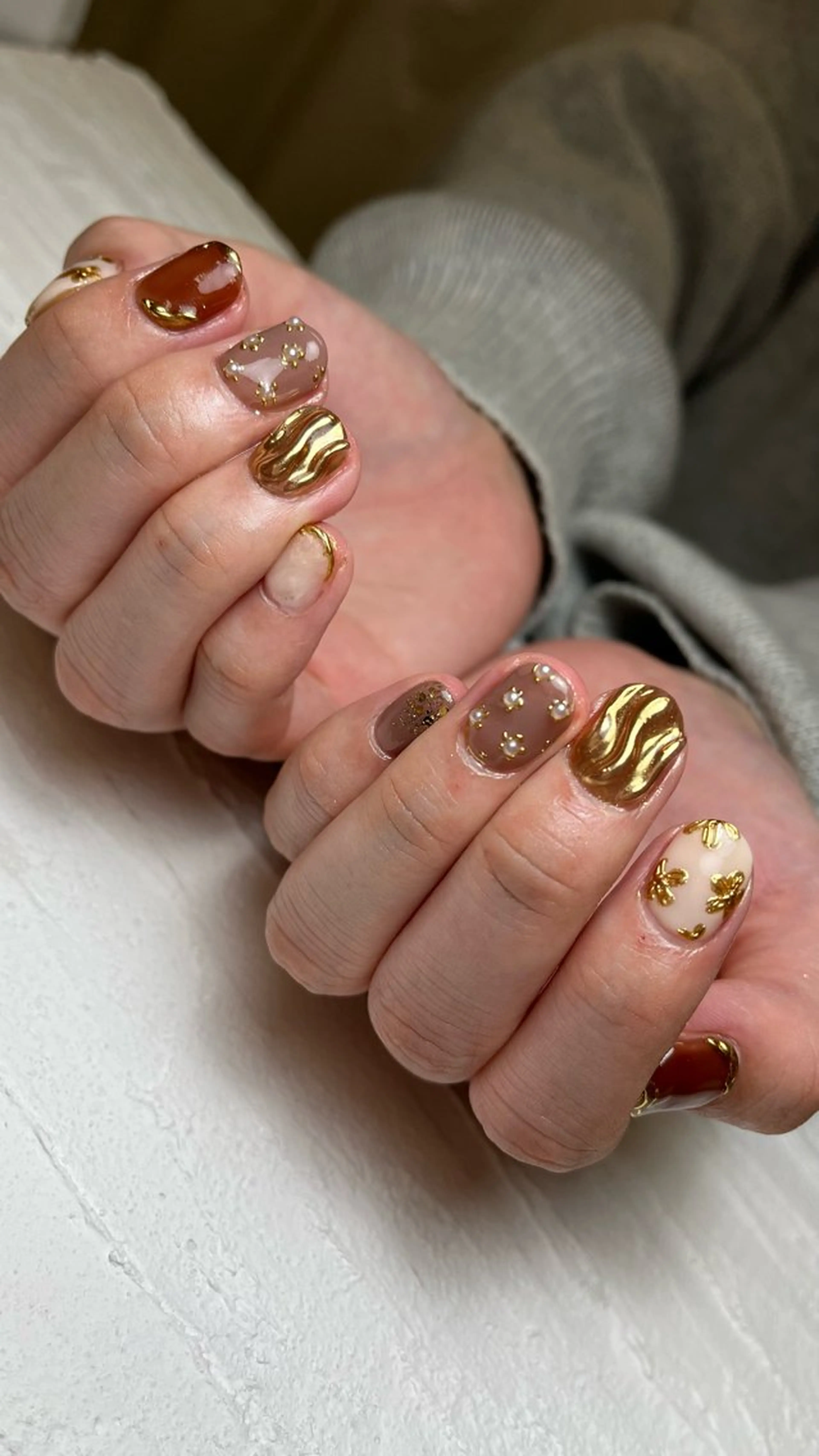 ネイル ハンドネイル Le’a nail ＊Satomiのネイルデザイン