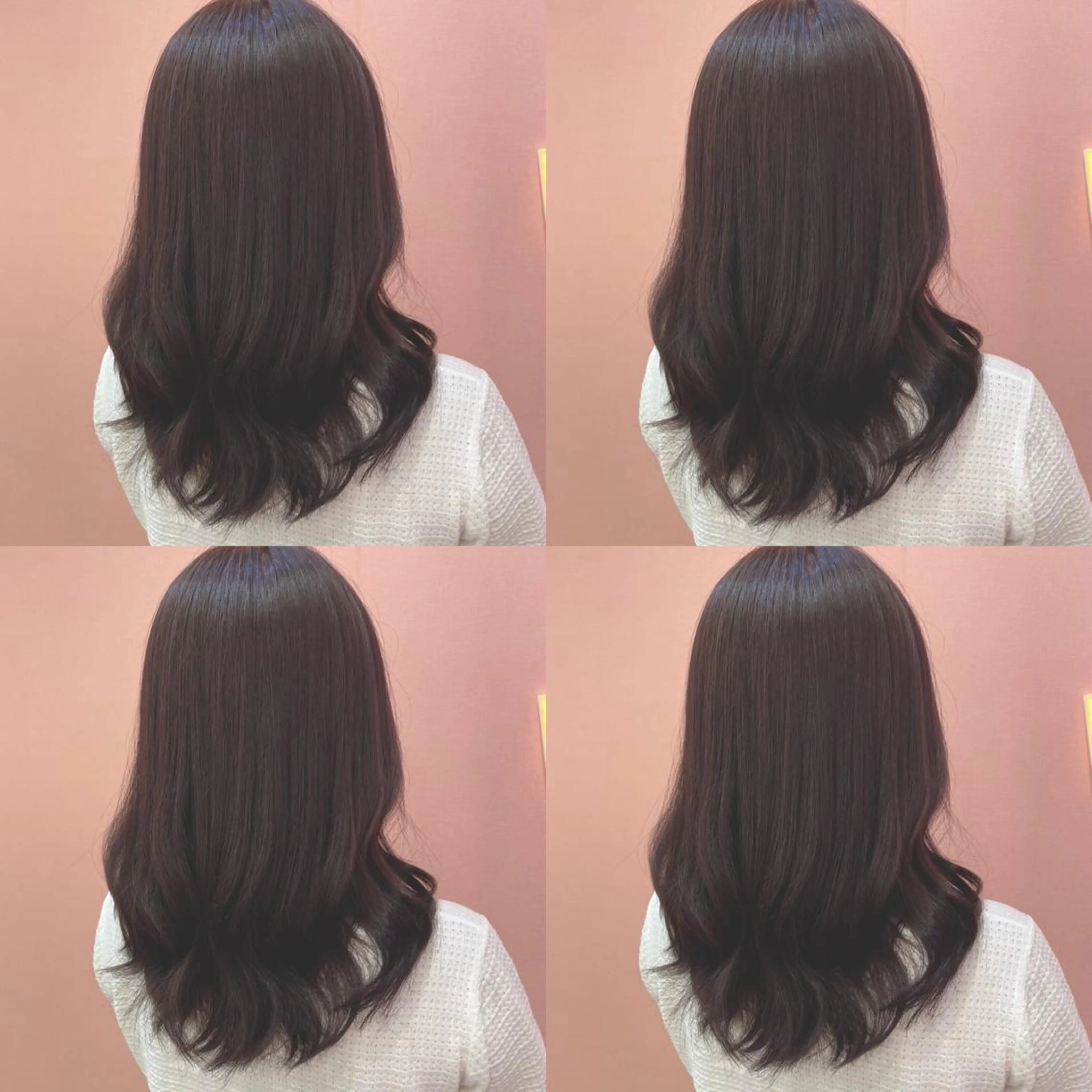 ミディアム カラー ブラウンカラー ピンクカラー ピンクブラウン 🌷MAYU 🌷のヘアスタイル