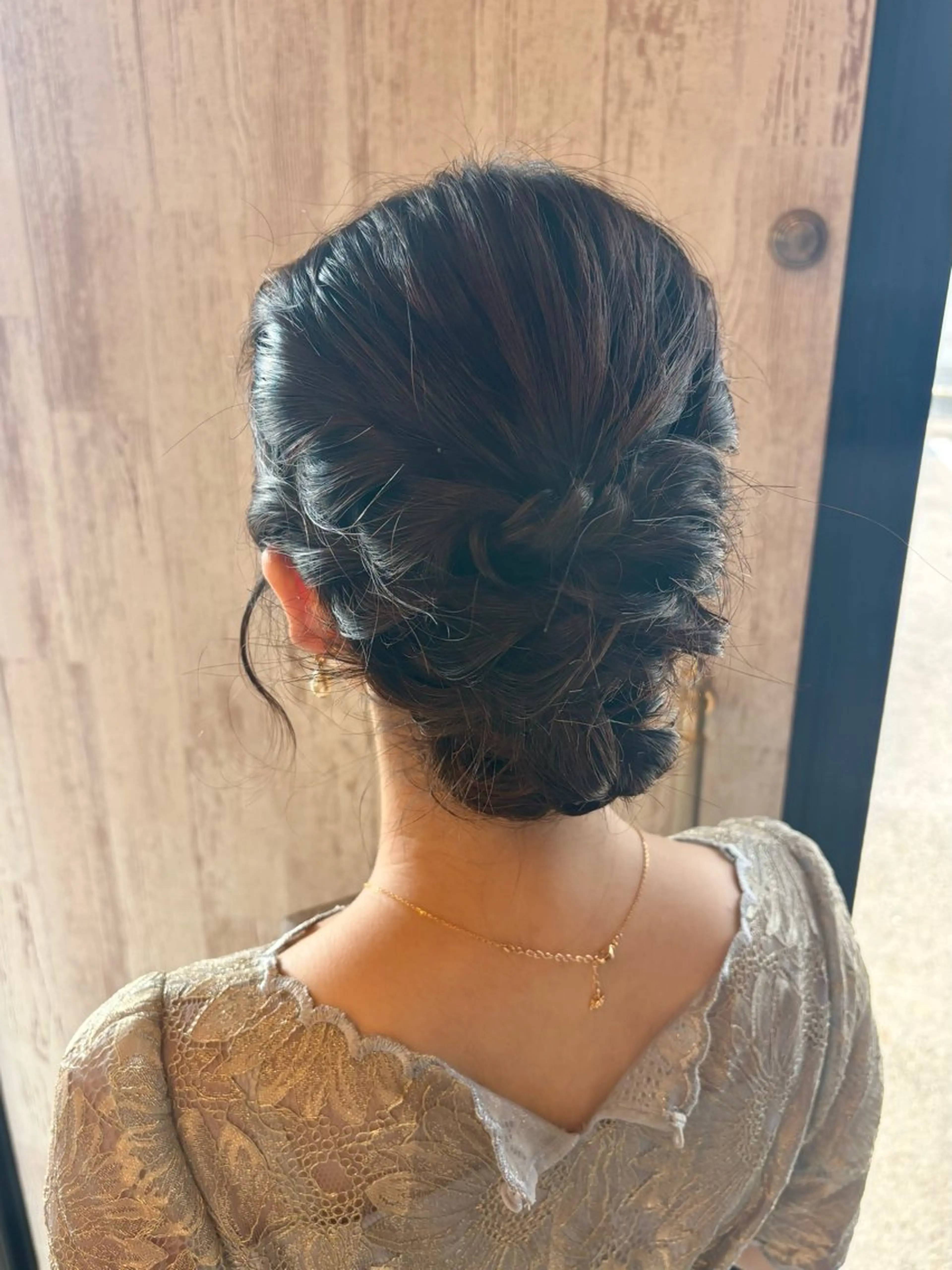 セミロング ヘアセット 木村 綺音のヘアスタイル