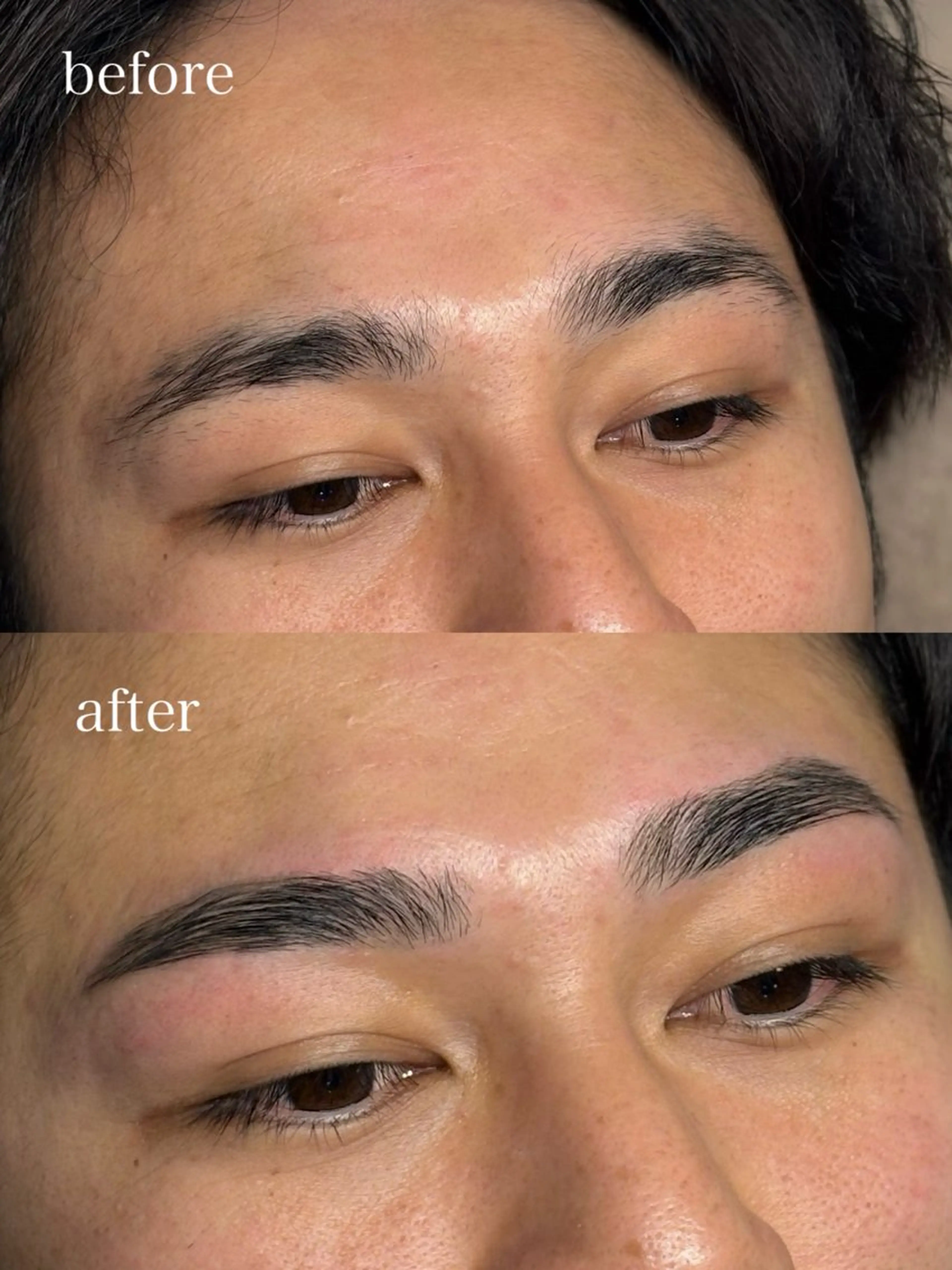 メンズ アイブロウ メンズアイブロウ 眉毛ワックス脱毛 ワックス脱毛 その他(アイブロウ) 韓国肌管理BEAUTY-SALON Teena【ティーナ】ララピール/毛穴/脱毛所属・心斎橋眉毛サロン hiyoriの眉毛・アイブロウイメージ