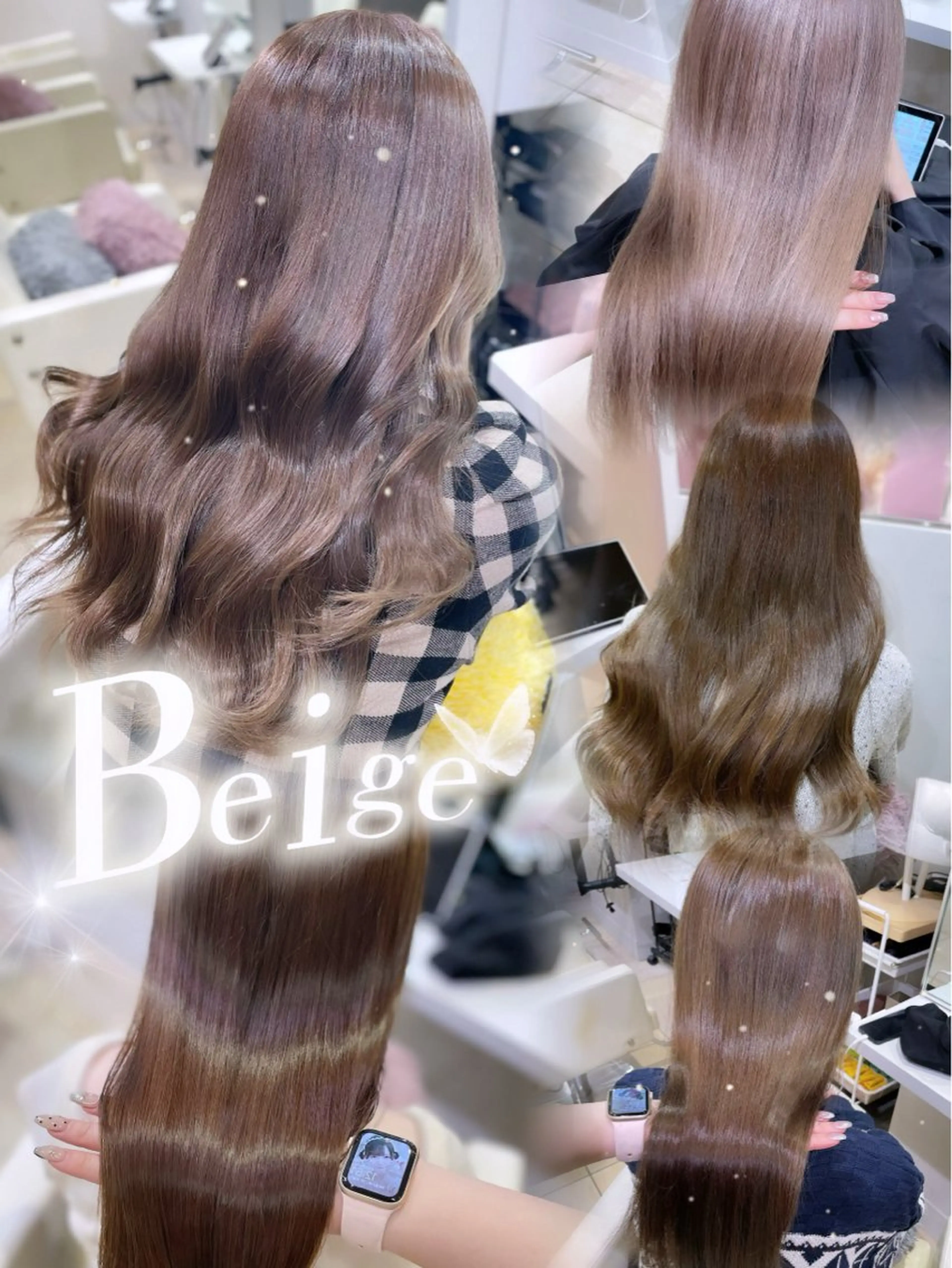 カラー ヘアカラー 大人ガーリーベージュ カラー/新宿/ふたばのヘアスタイル