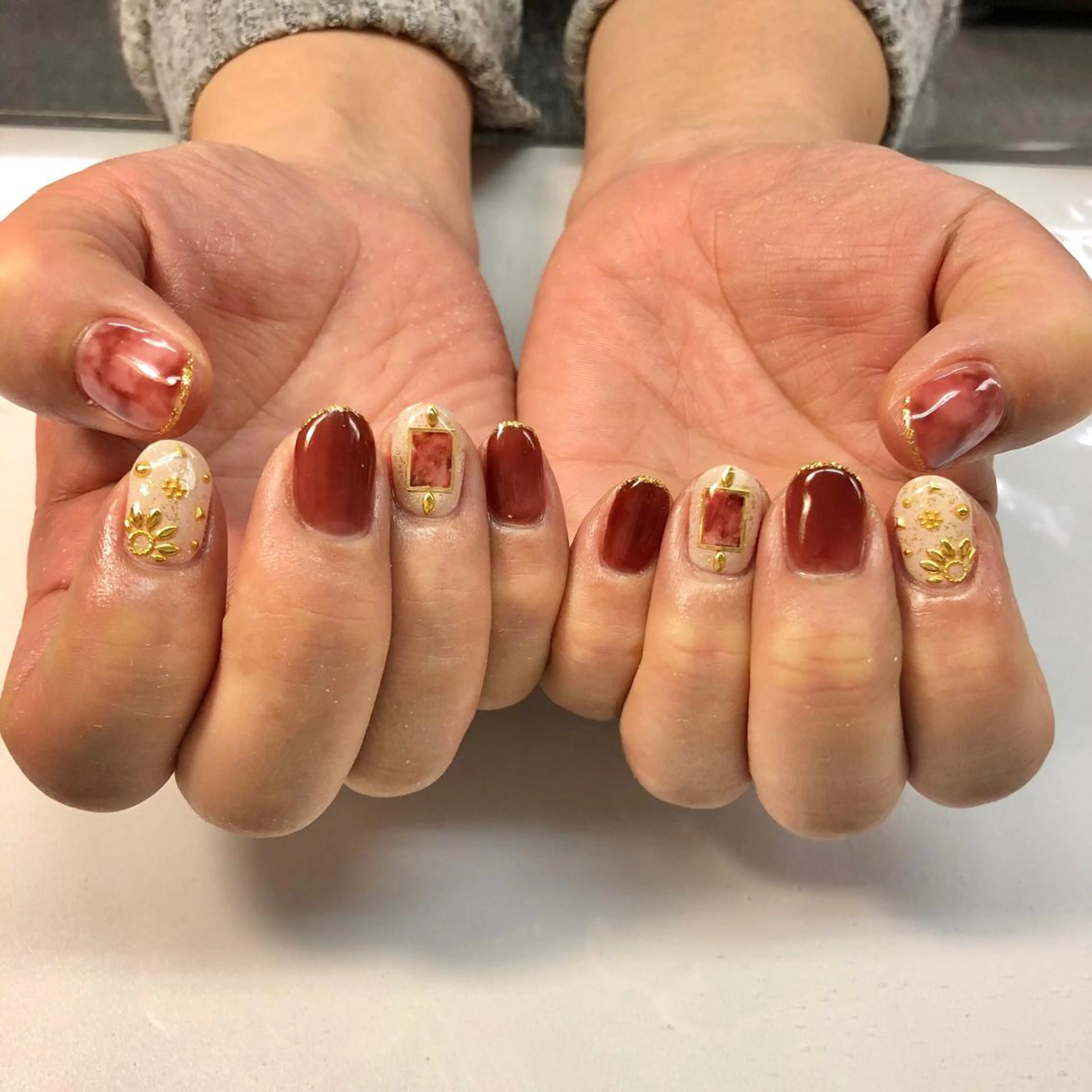 ネイル ハンドネイル Tocowaka マエダのネイルデザイン